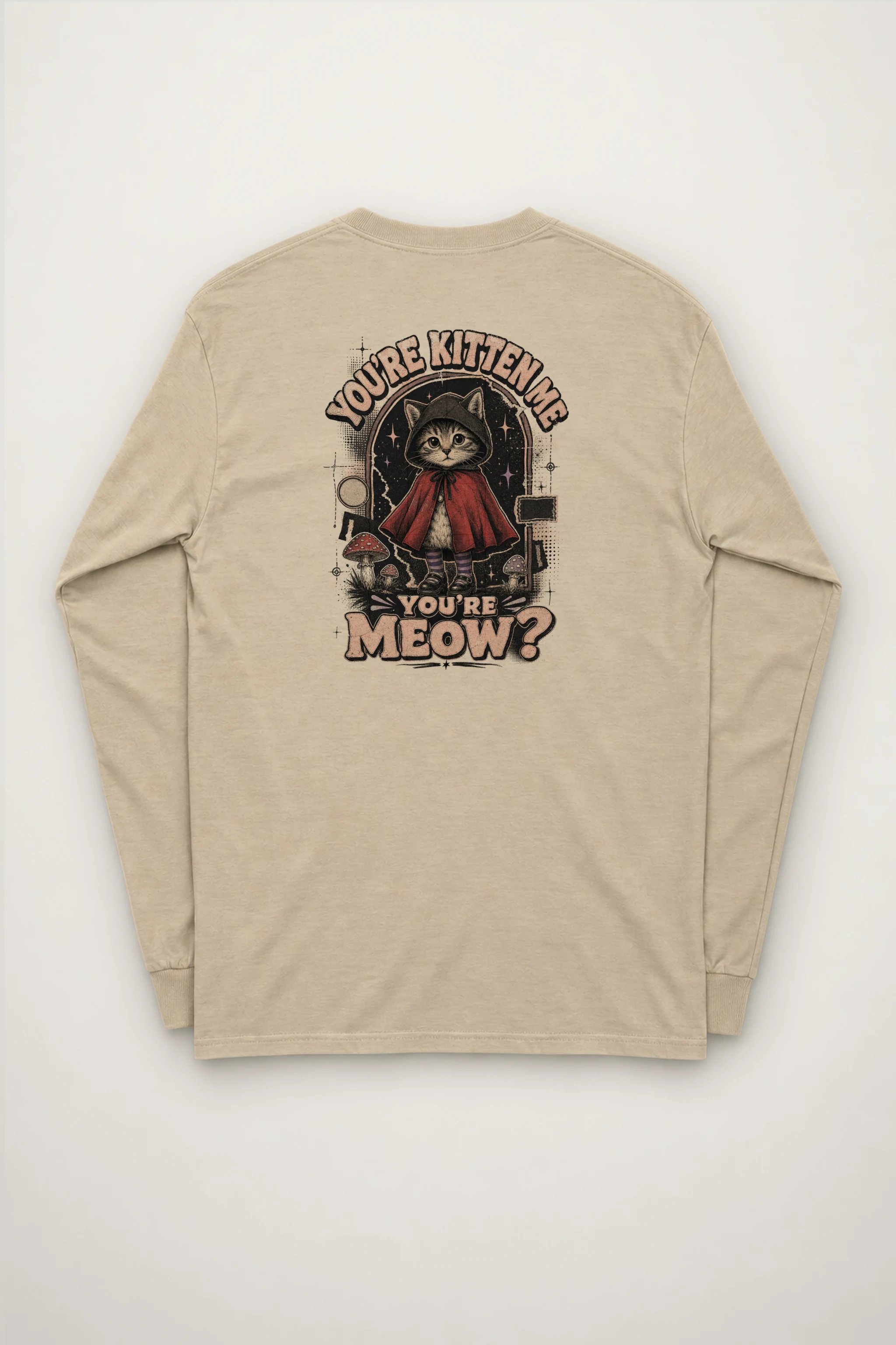 "Cloaked Cat Coven" Unisex Longsleeve T-shirt
