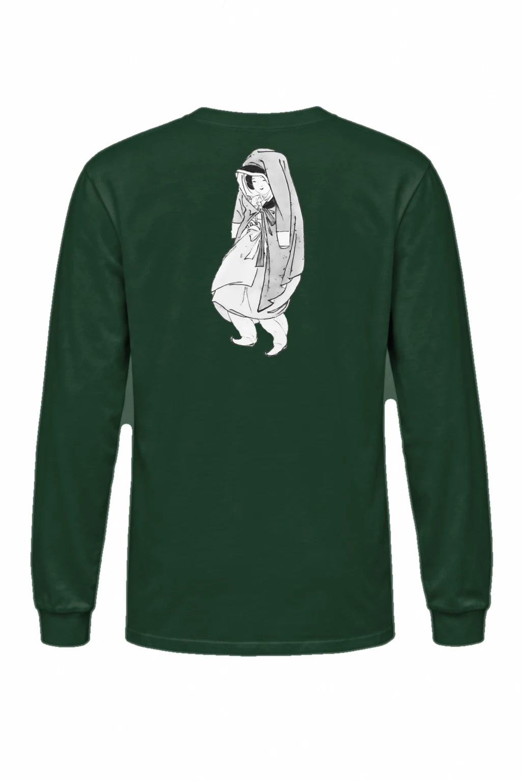 "Cloaked Girl" Unisex Longsleeve T-shirt | Gildan 2400