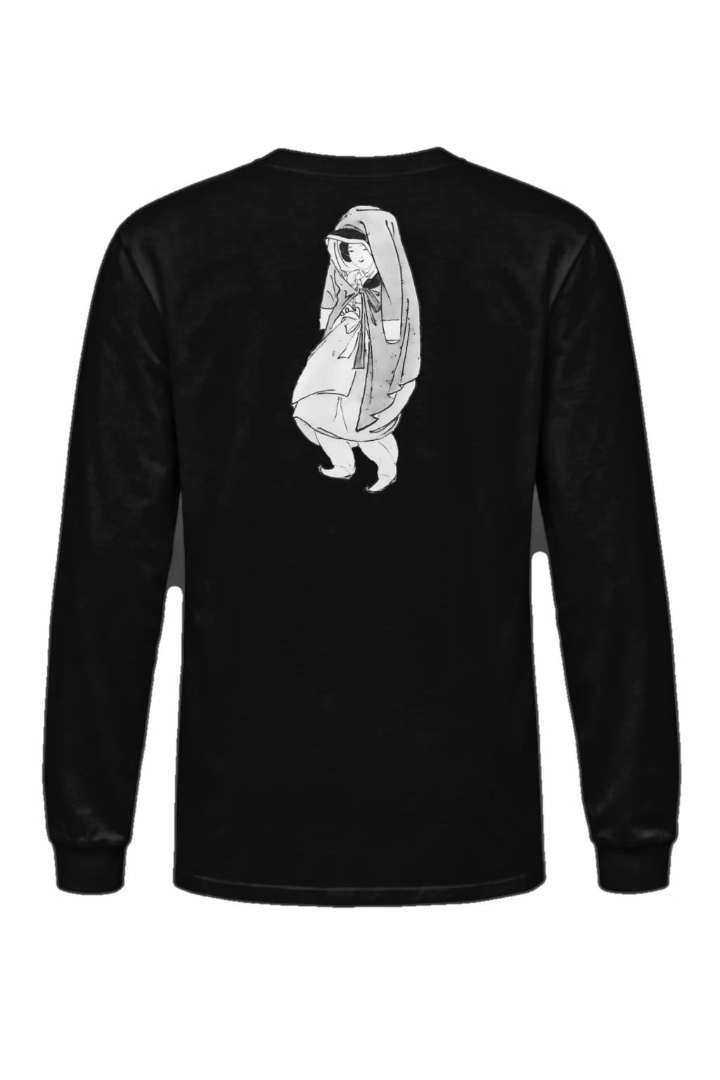 "Cloaked Girl" Unisex Longsleeve T-shirt | Gildan 2400