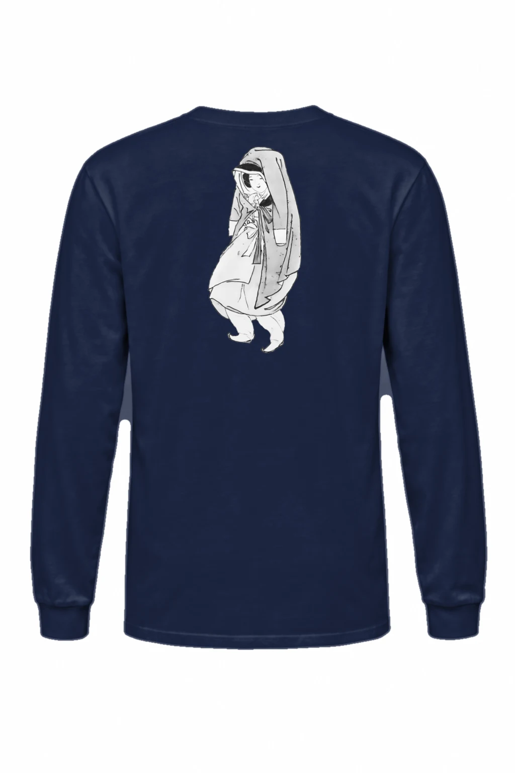 "Cloaked Girl" Unisex Longsleeve T-shirt | Gildan 2400