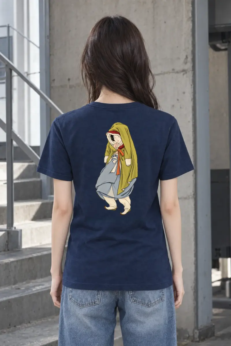 "Cloaked Shyness" Heavyweight Unisex Crewneck T-shirt