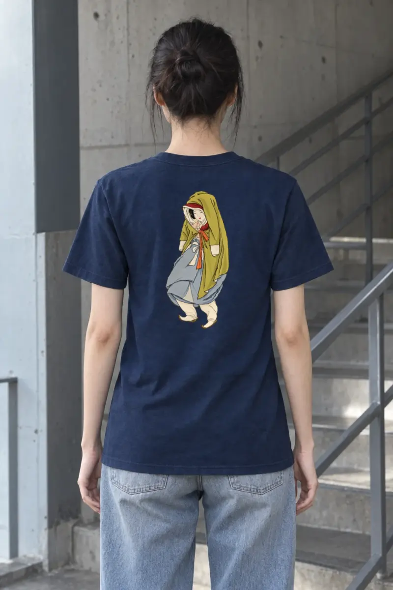 "Cloaked Shyness" Heavyweight Unisex Crewneck T-shirt