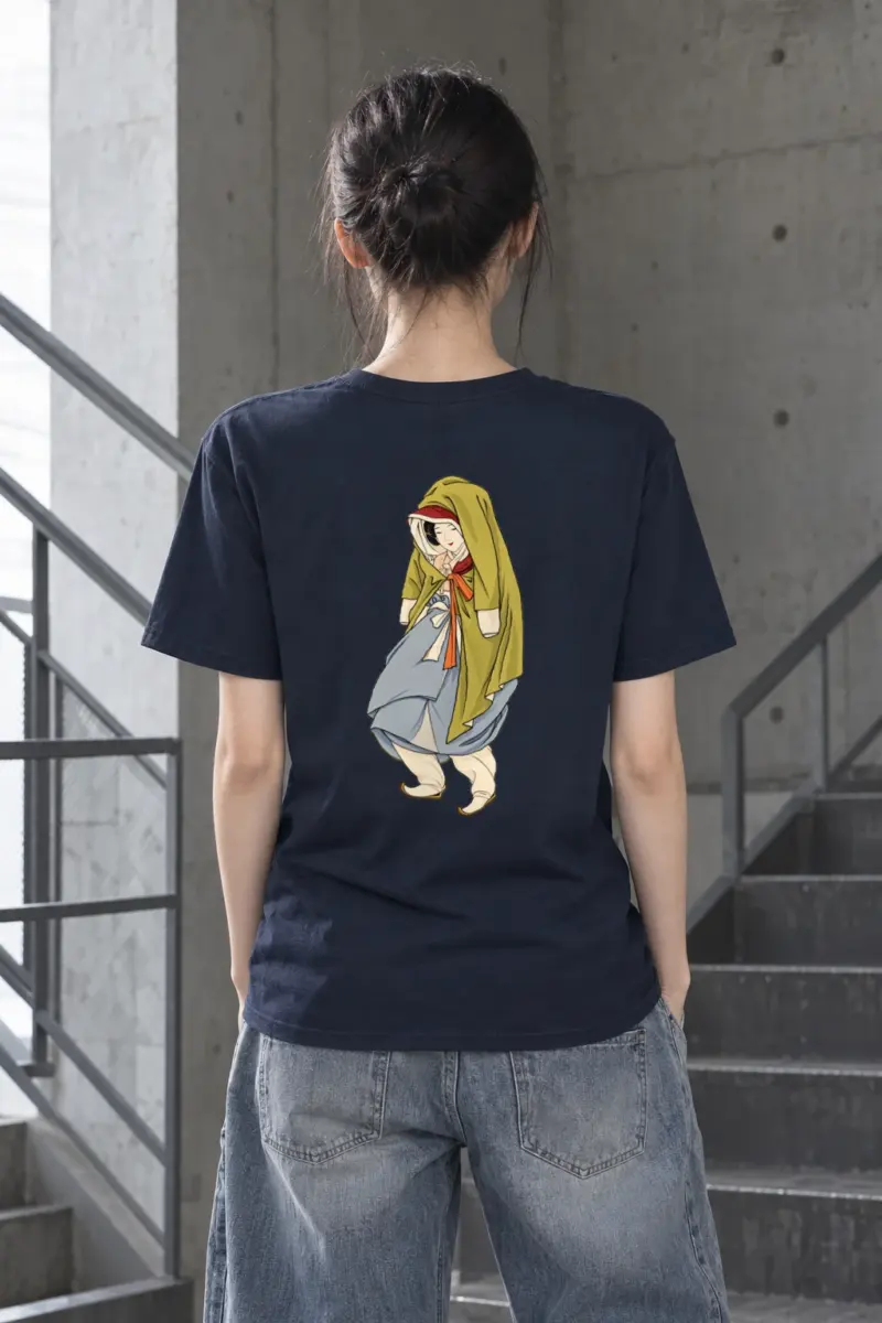 "Cloaked Shyness" Heavyweight Unisex Crewneck T-shirt
