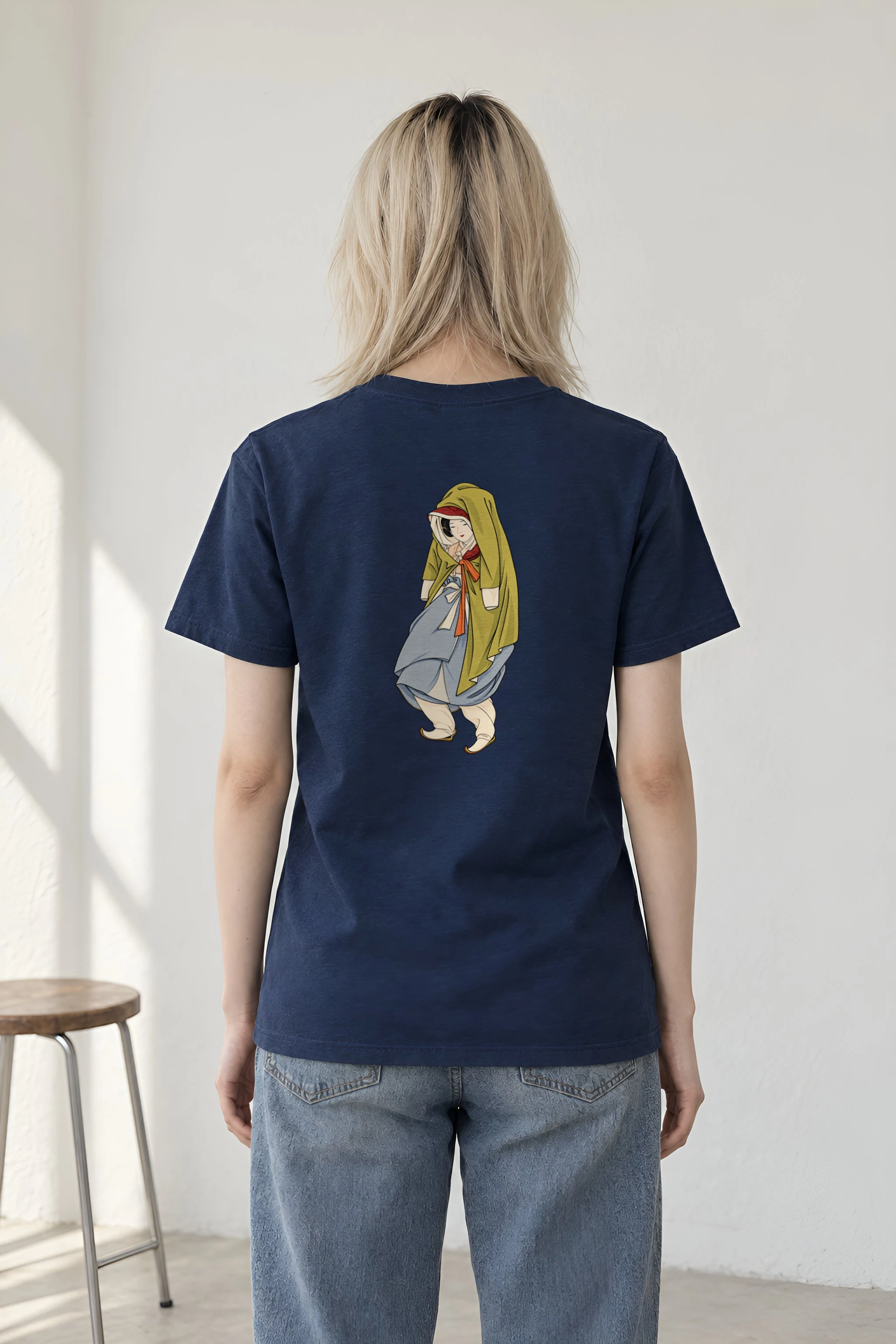 "Cloaked Shyness" Heavyweight Unisex Crewneck T-shirt