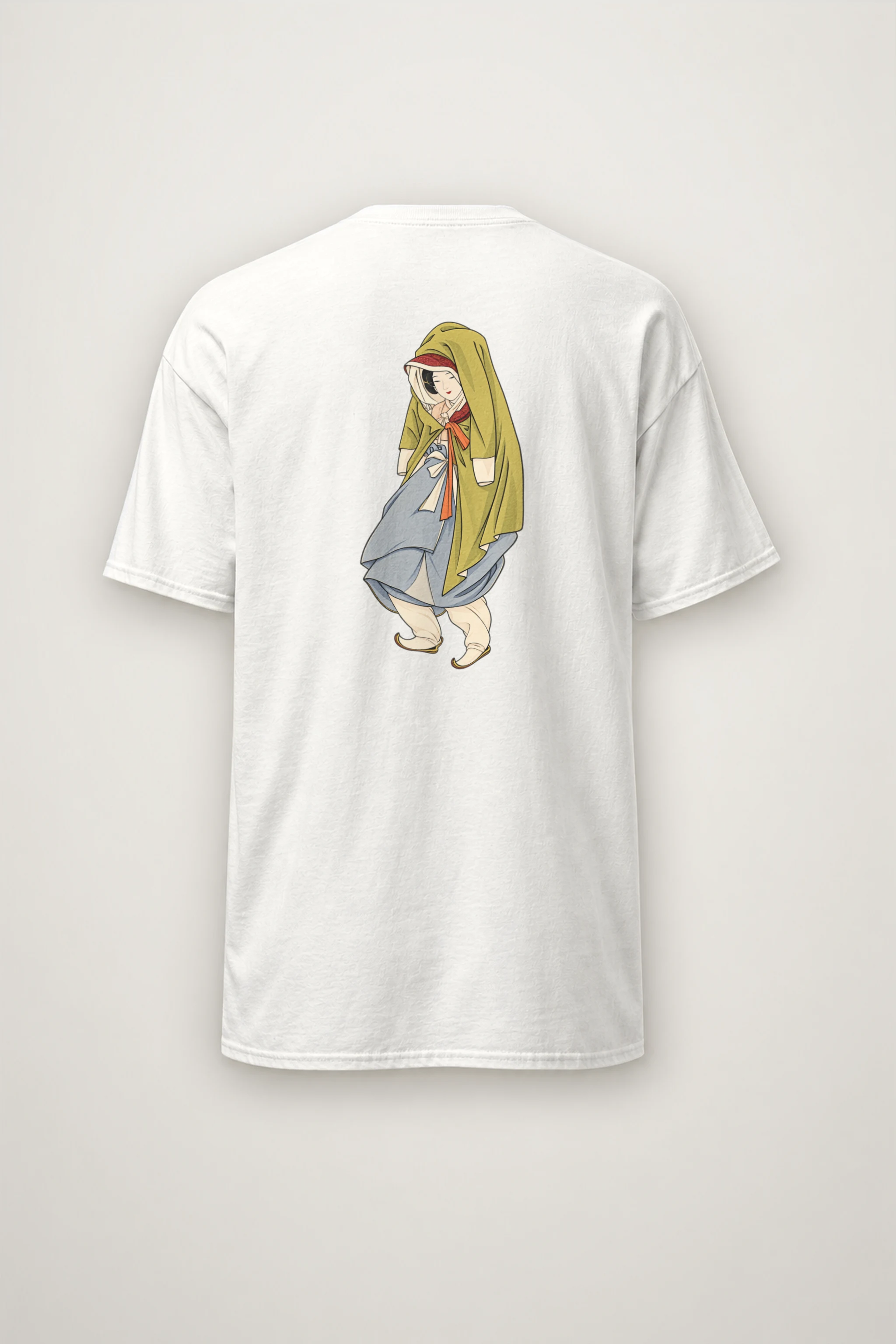 "Cloaked Shyness" Heavyweight Unisex Crewneck T-shirt