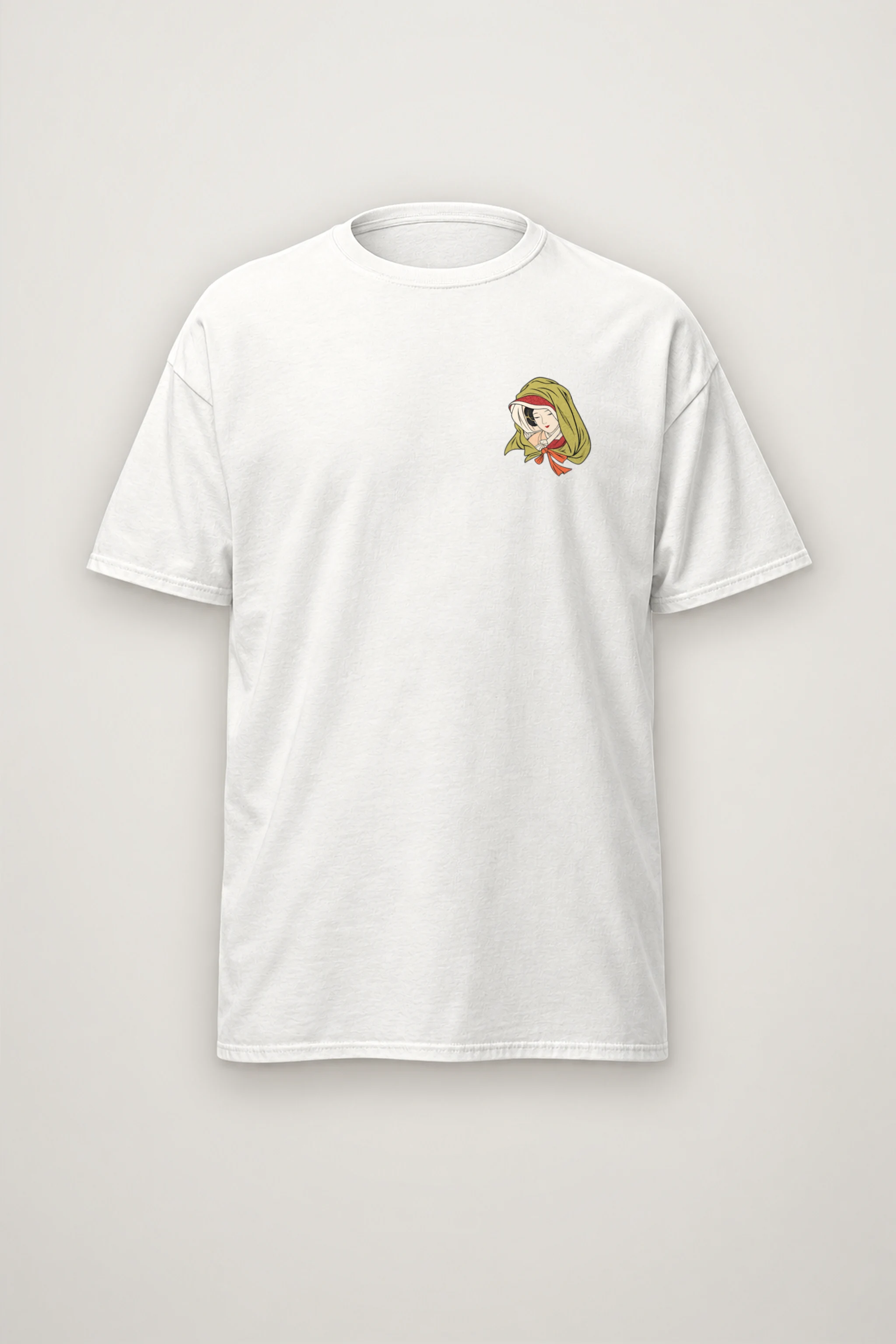 "Cloaked Shyness" Heavyweight Unisex Crewneck T-shirt