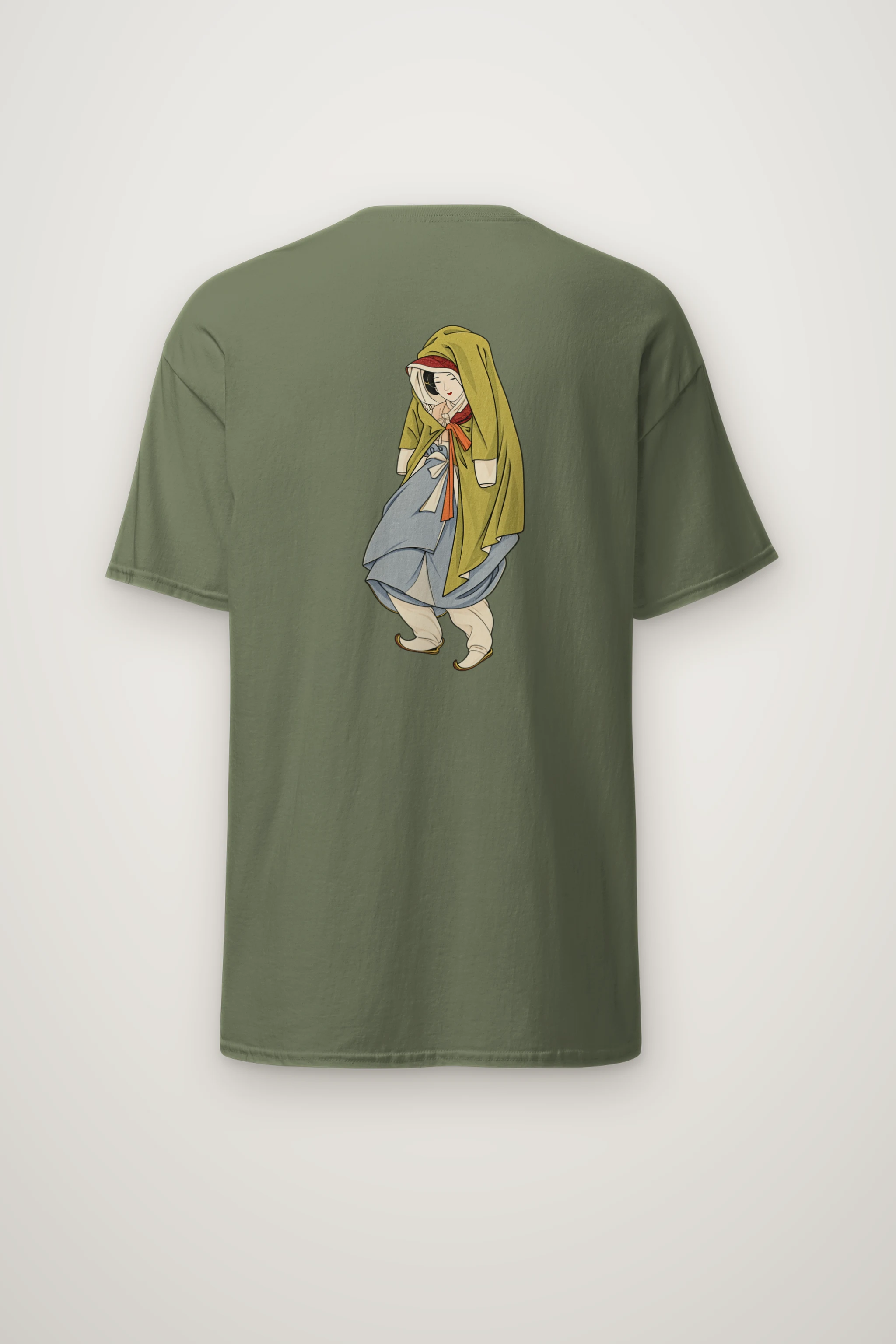 "Cloaked Shyness" Heavyweight Unisex Crewneck T-shirt