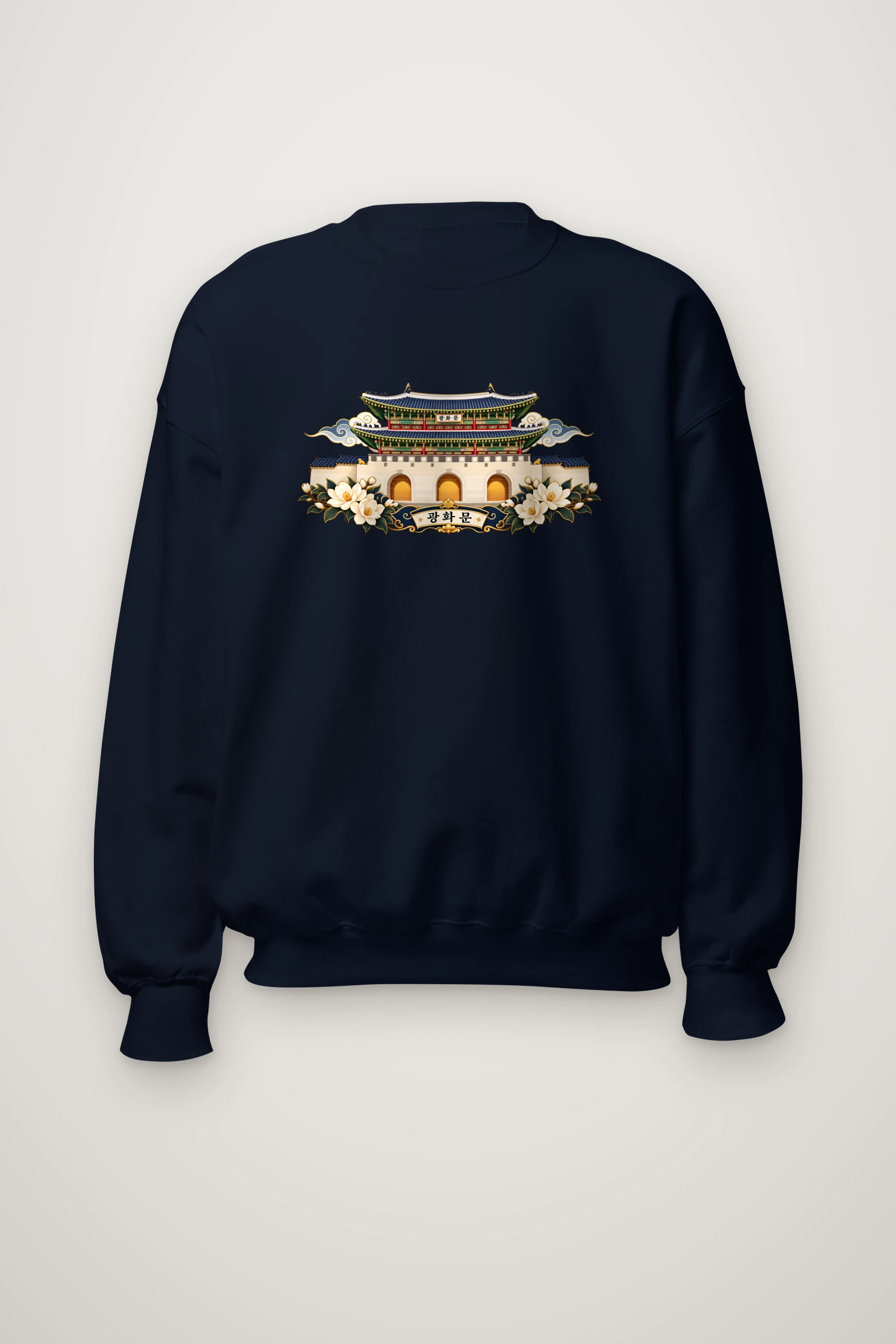 "Cloud Framed Gate" Heavy Blend Unisex Crewneck Sweatshirt
