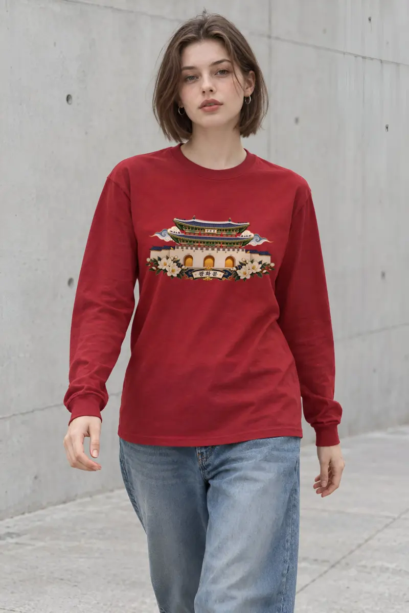 "Cloud Framed Gate" Unisex Longsleeve T-shirt