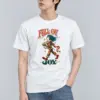 "Clown With Yellow Bird" Heavyweight Unisex Crewneck T-shirt