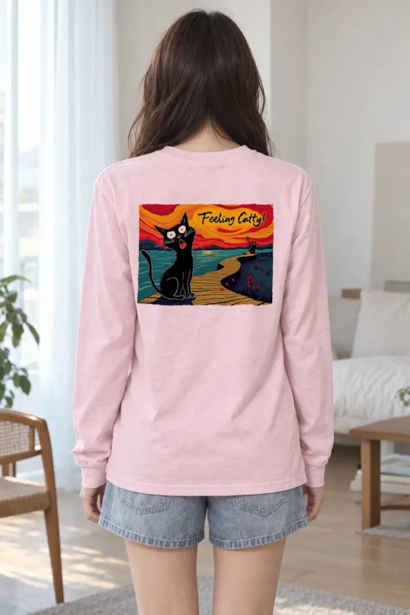 "Coastal Cat Walk" Unisex Longsleeve T-shirt | Gildan 2400