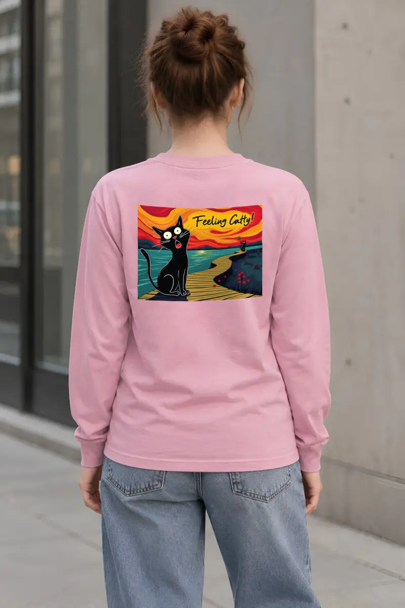 "Coastal Cat Walk" Unisex Longsleeve T-shirt