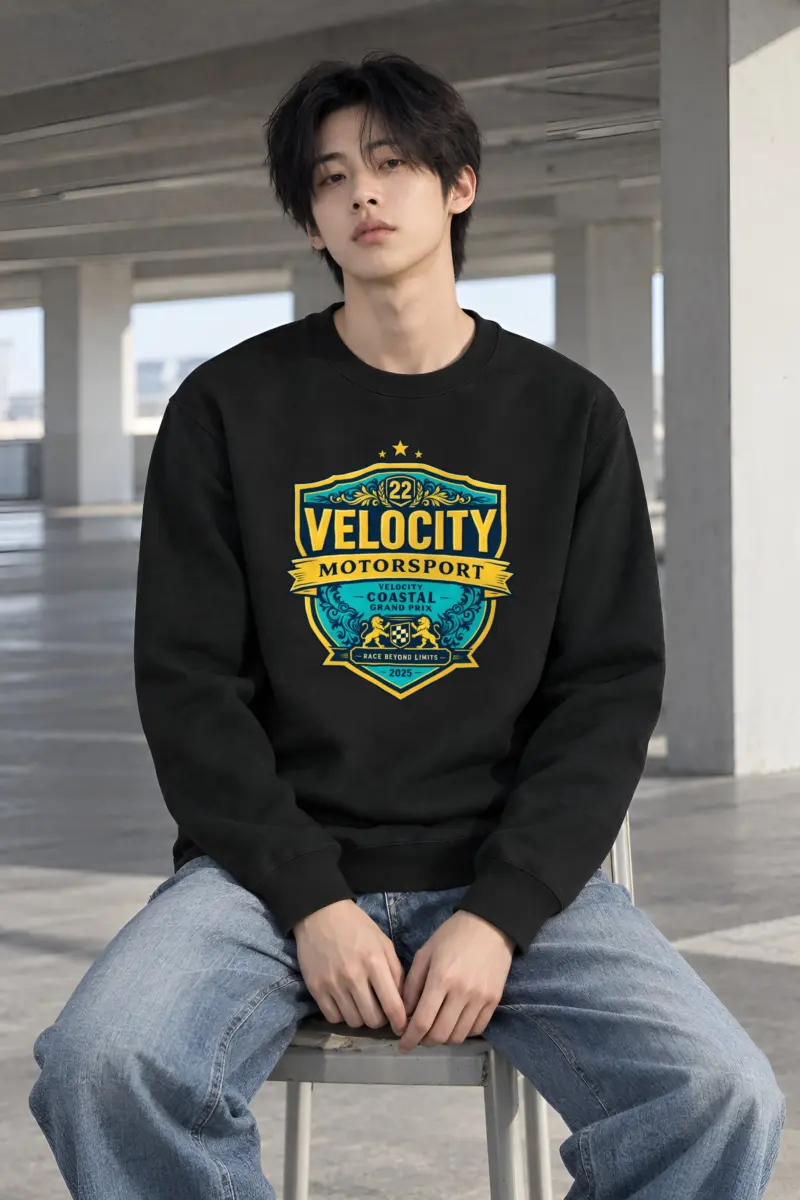 "Coastal Grand Prix" Heavy Blend Unisex Crewneck Sweatshirt