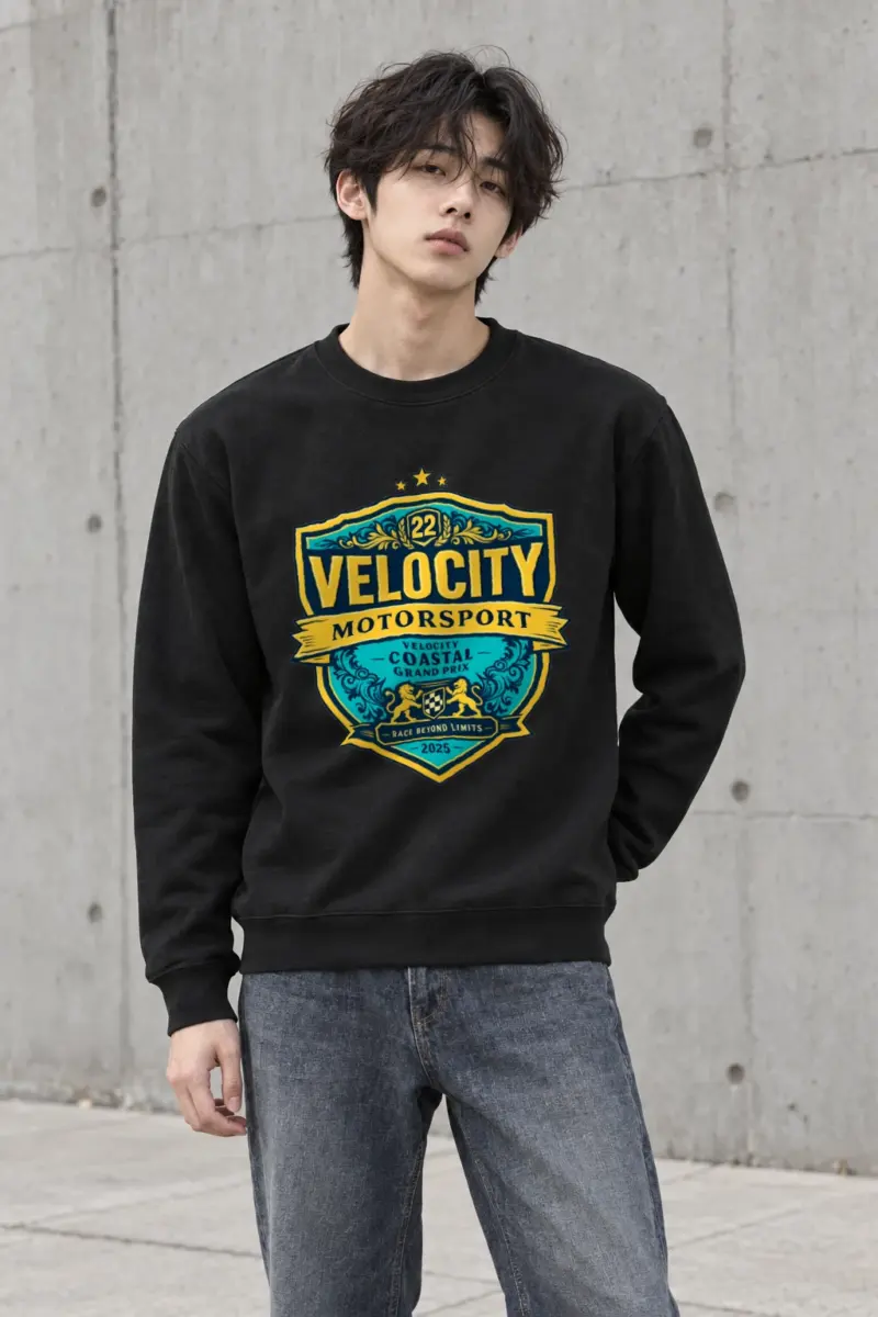 "Coastal Grand Prix" Heavy Blend Unisex Crewneck Sweatshirt