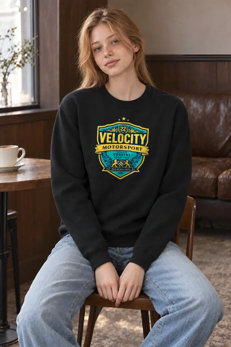 "Coastal Grand Prix" Heavy Blend Unisex Crewneck Sweatshirt