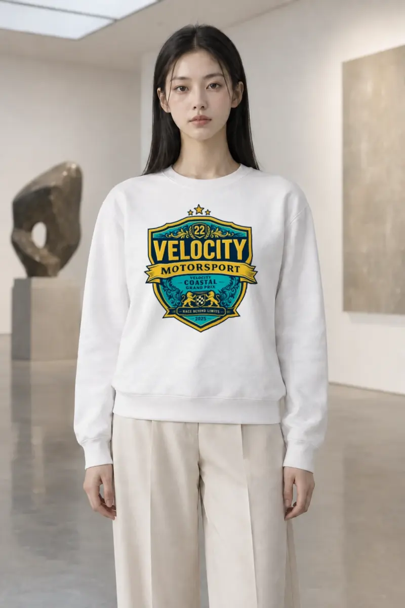 "Coastal Grand Prix" Heavy Blend Unisex Crewneck Sweatshirt | Gildan 18000