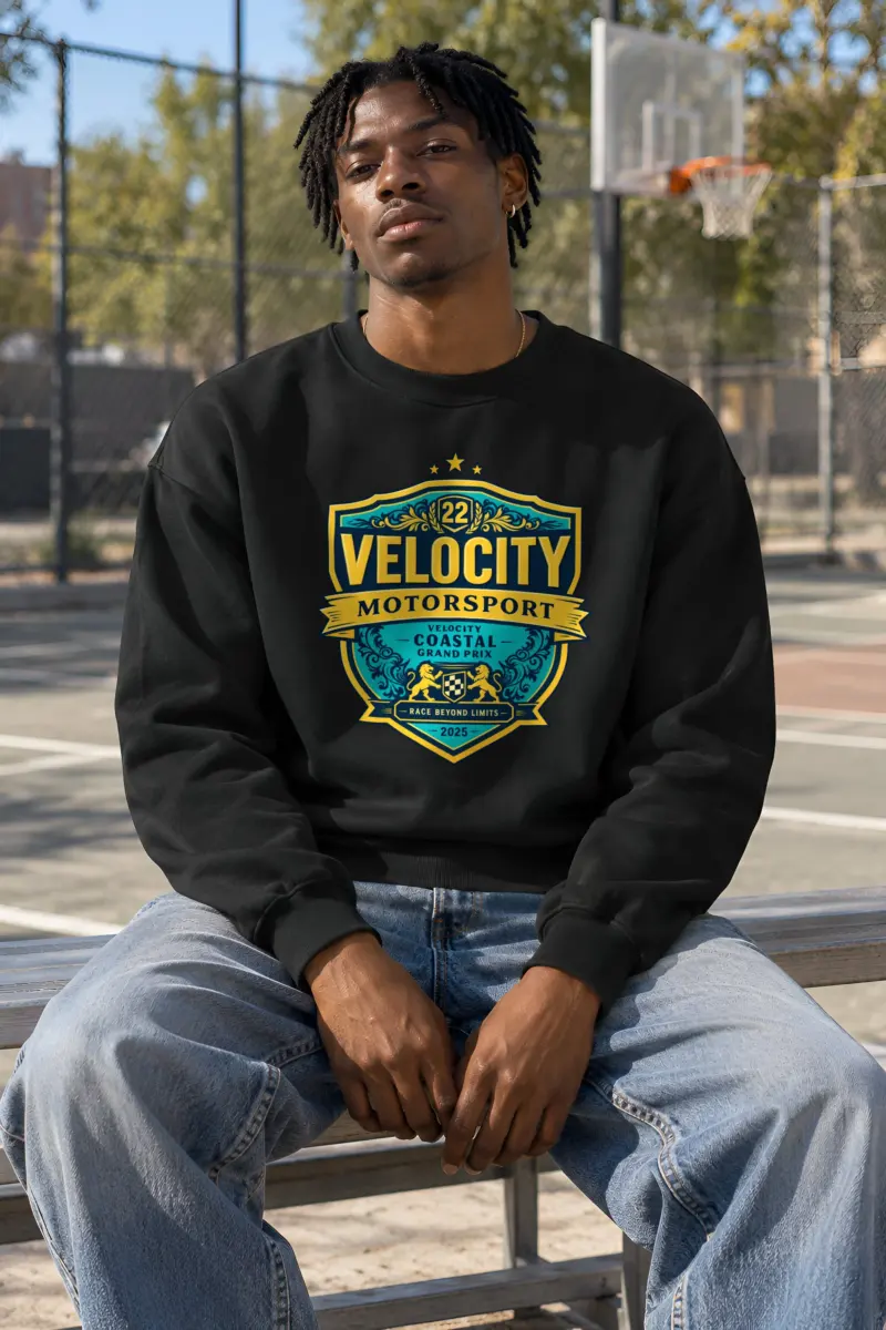 "Coastal Grand Prix" Heavy Blend Unisex Crewneck Sweatshirt
