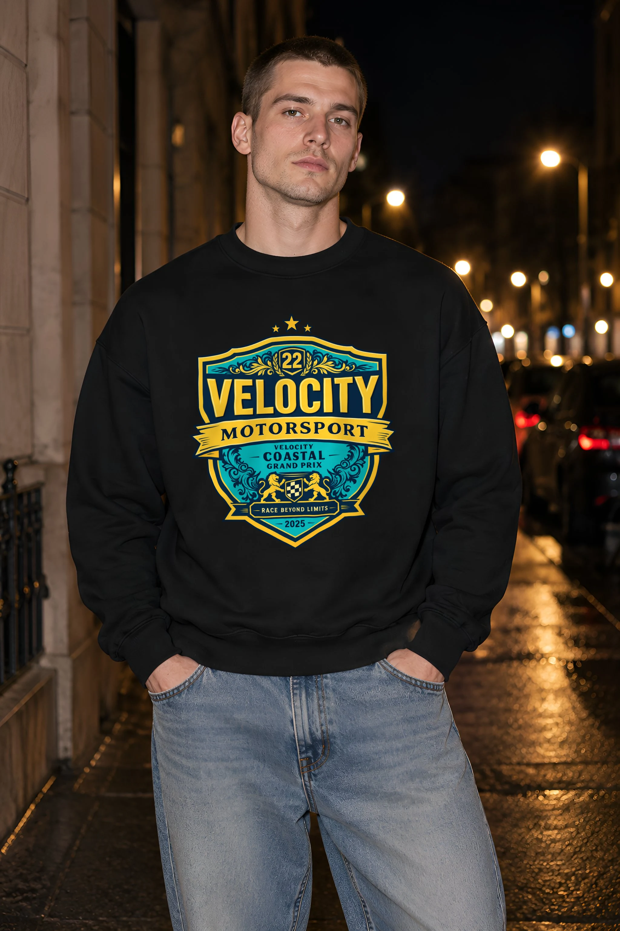"Coastal Grand Prix" 1 Crewneck Sweatshirt