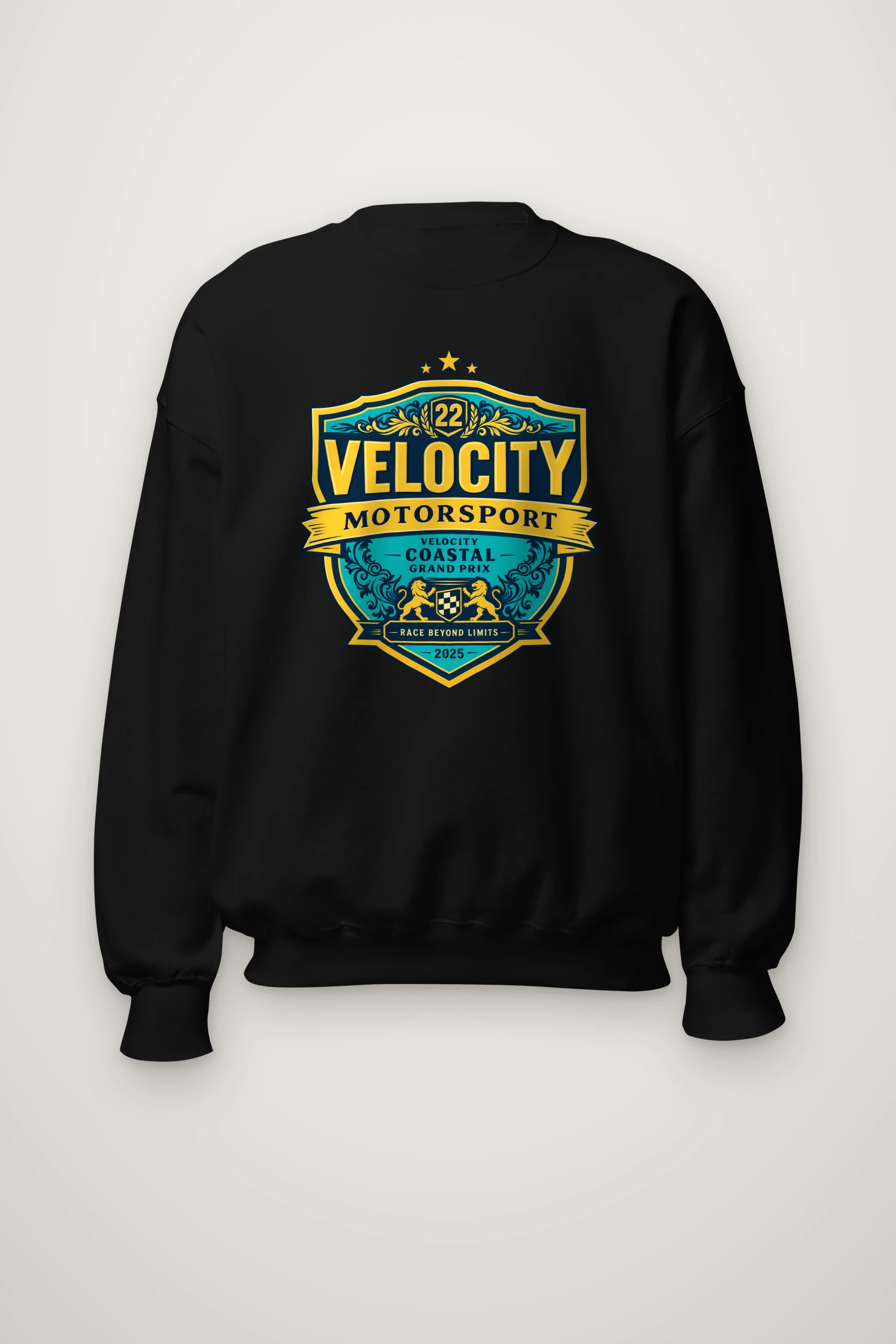 "Coastal Grand Prix" Heavy Blend Unisex Crewneck Sweatshirt