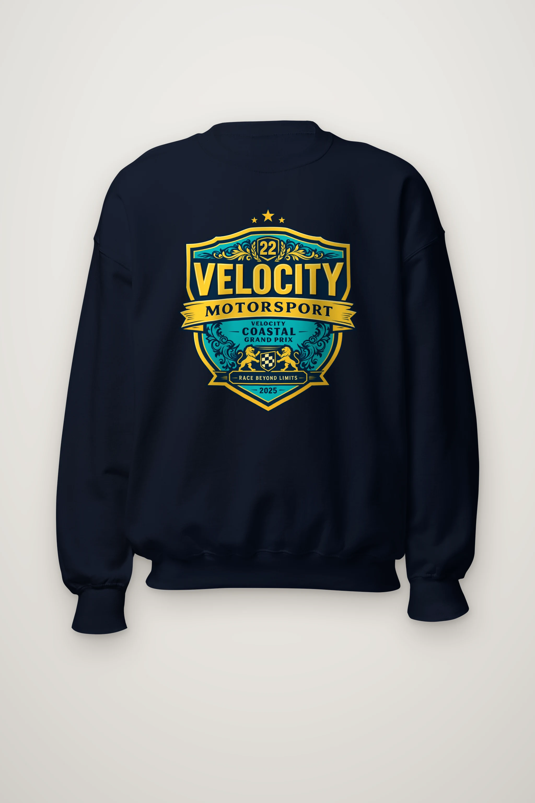 "Coastal Grand Prix" Heavy Blend Unisex Crewneck Sweatshirt