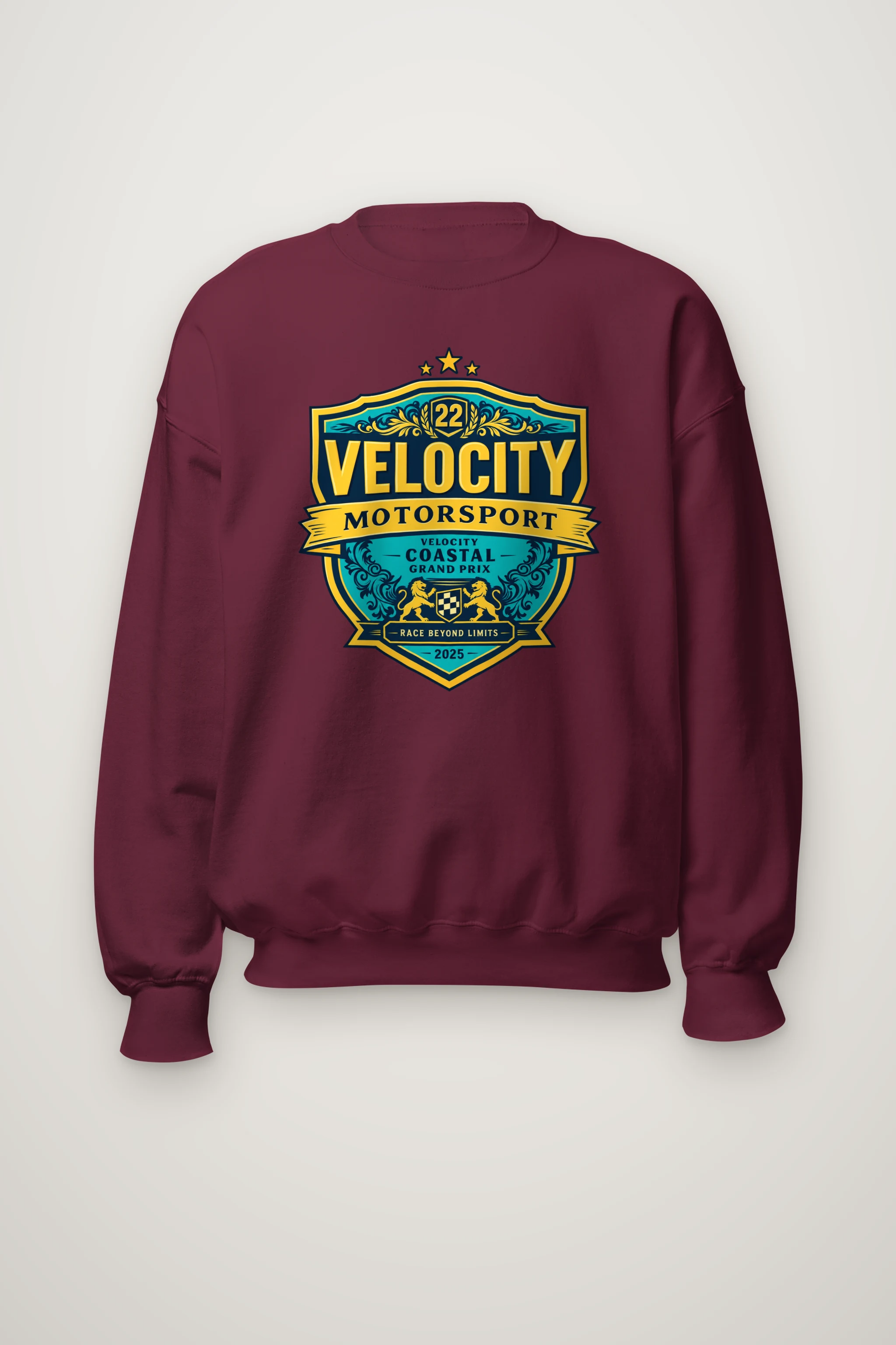 "Coastal Grand Prix" Heavy Blend Unisex Crewneck Sweatshirt