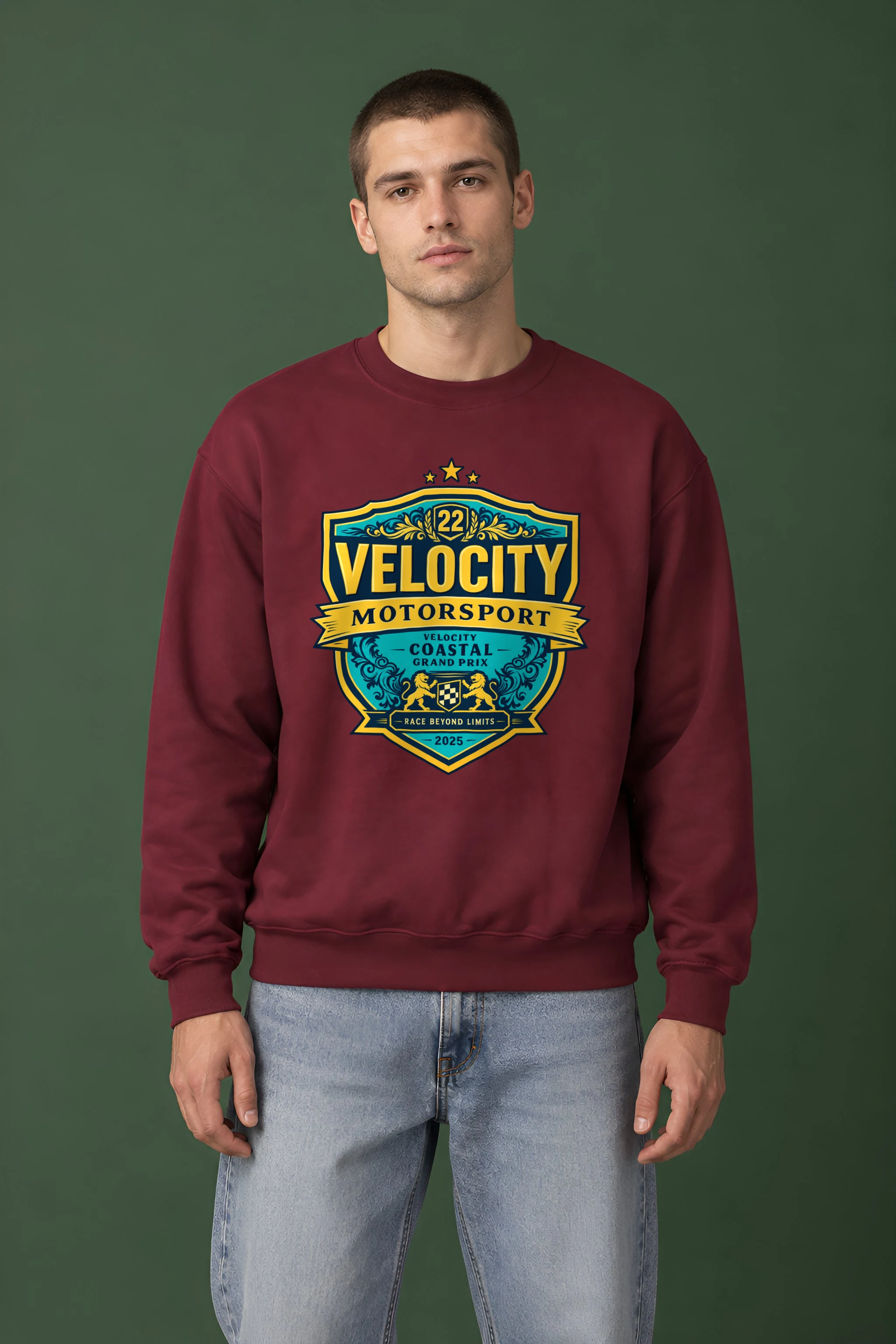 "Coastal Grand Prix" 1 Crewneck Sweatshirt