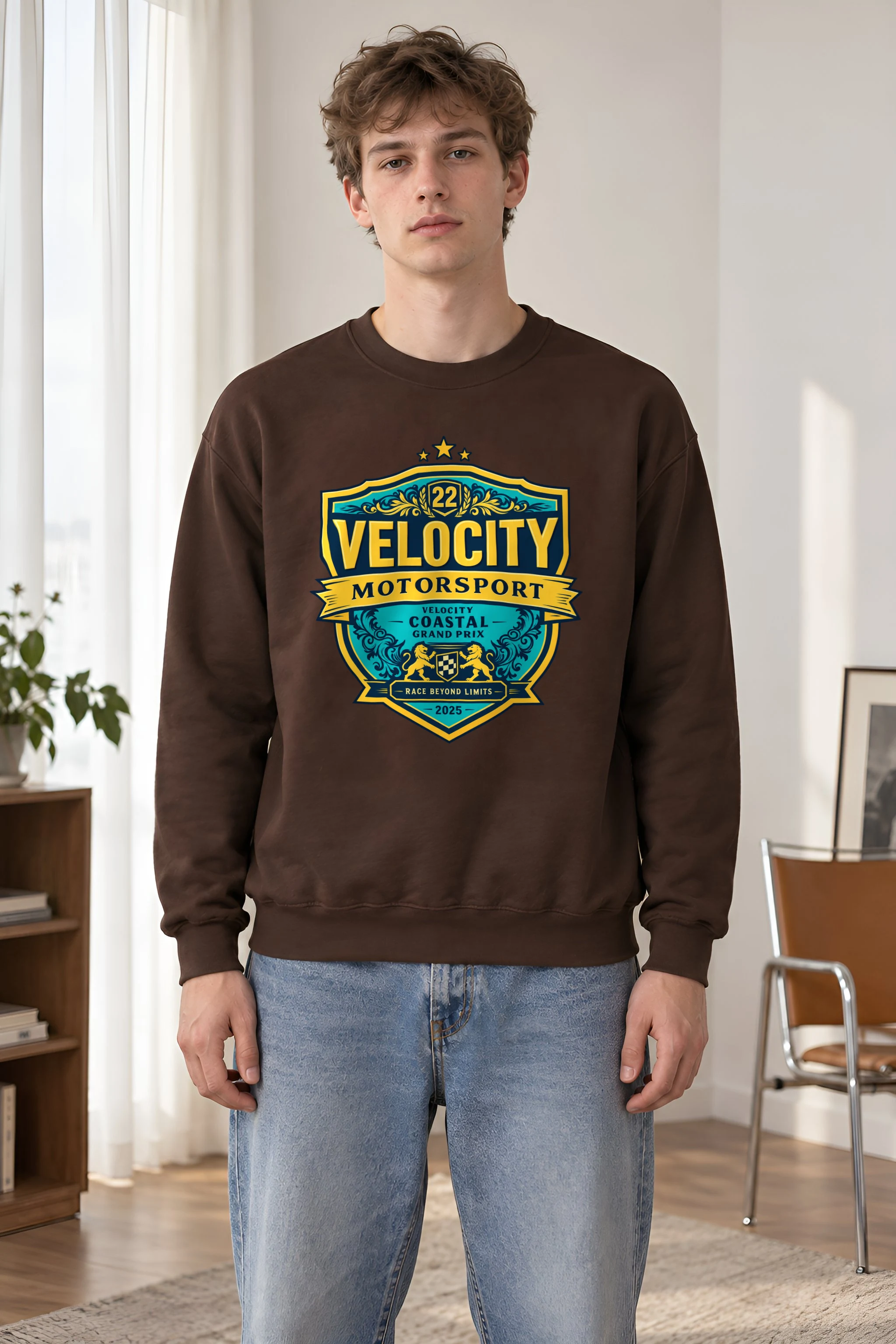"Coastal Grand Prix" 1 Crewneck Sweatshirt