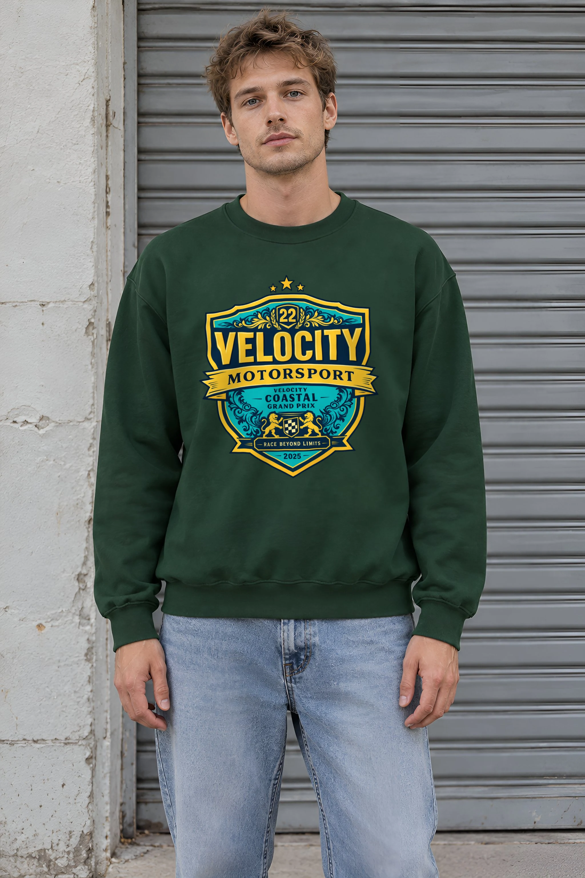 "Coastal Grand Prix" 1 Crewneck Sweatshirt