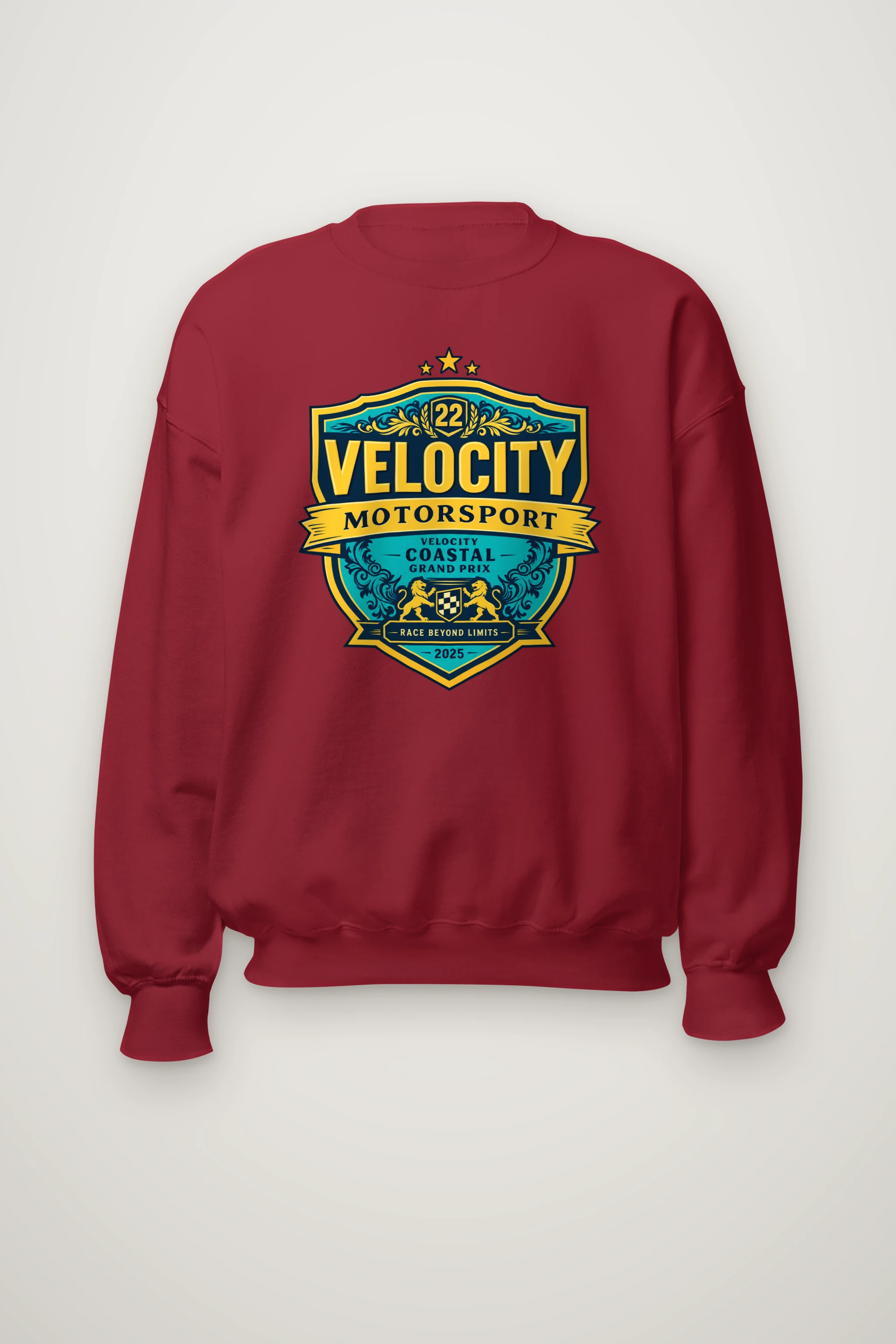 "Coastal Grand Prix" Heavy Blend Unisex Crewneck Sweatshirt