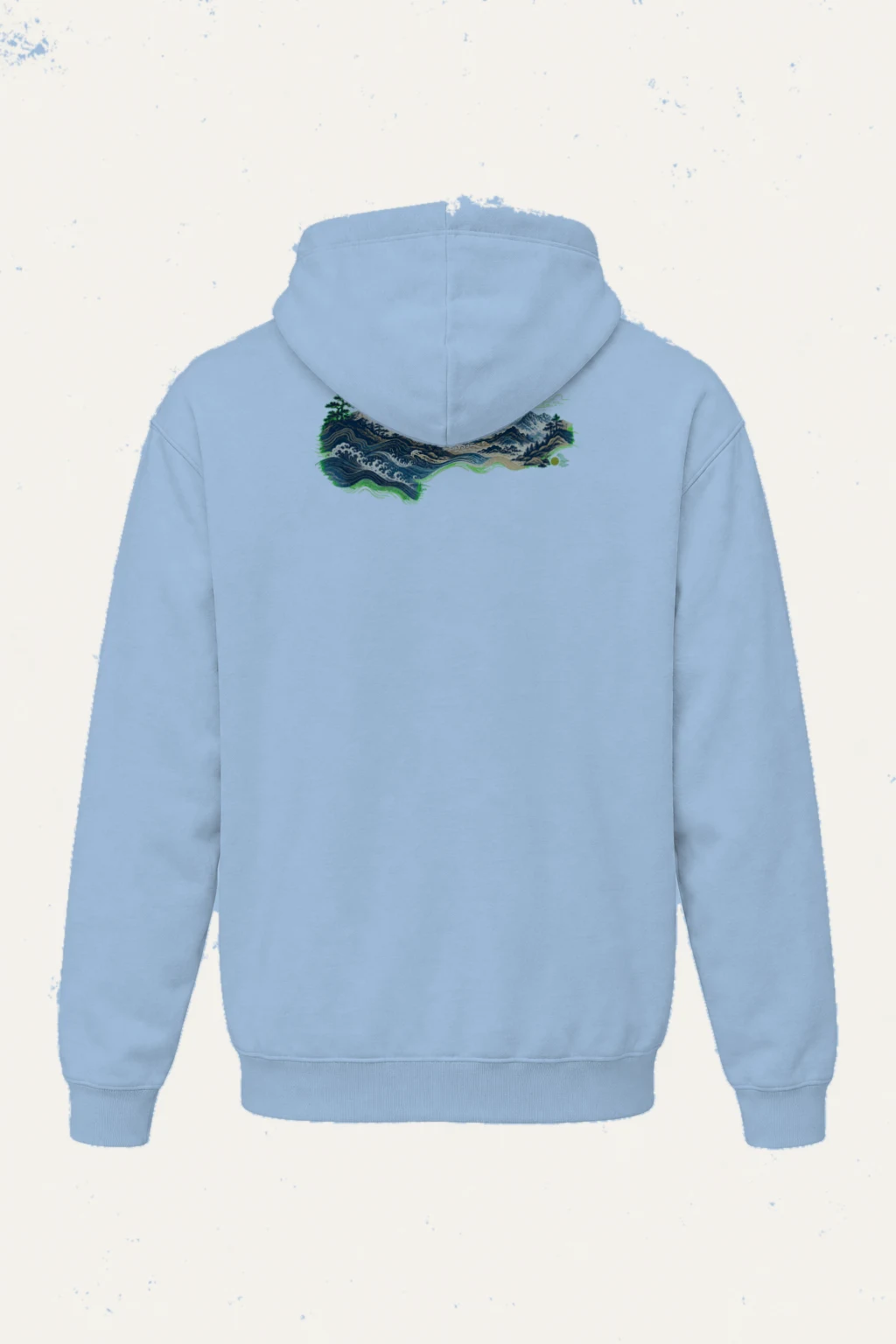 "Coastal Moonrise" Heavy Blend Unisex Pullover Hoodie | Gildan 18500