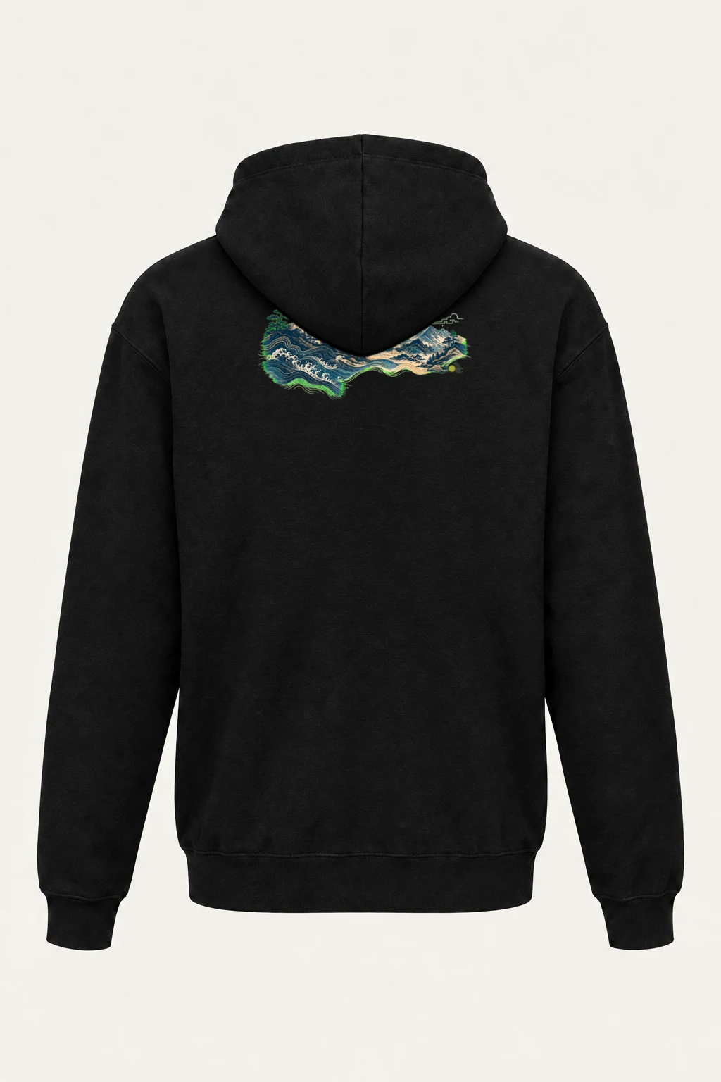 "Coastal Moonrise" Heavy Blend Unisex Pullover Hoodie | Gildan 18500