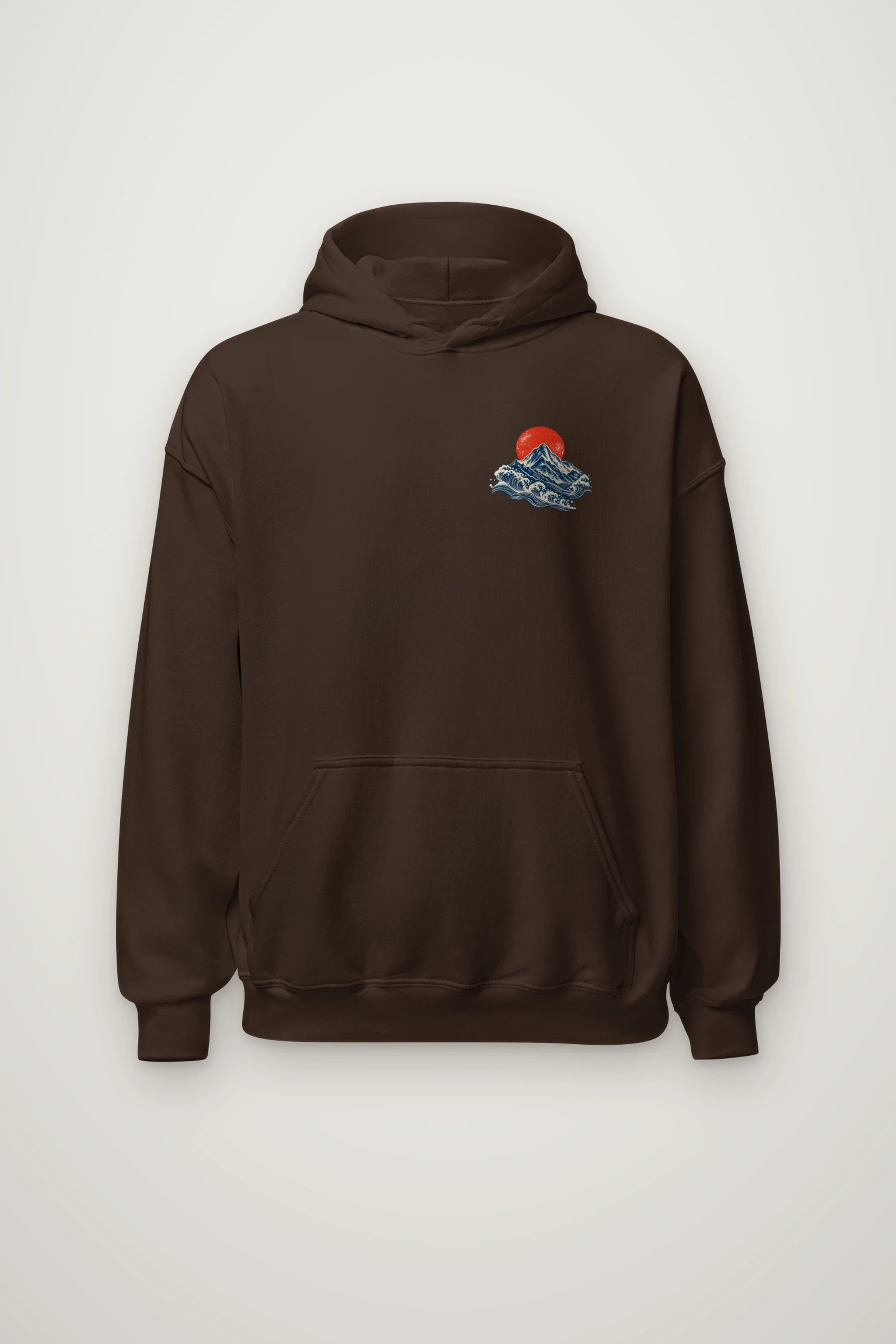 "Coastal Moonrise" Heavy Blend Unisex Pullover Hoodie