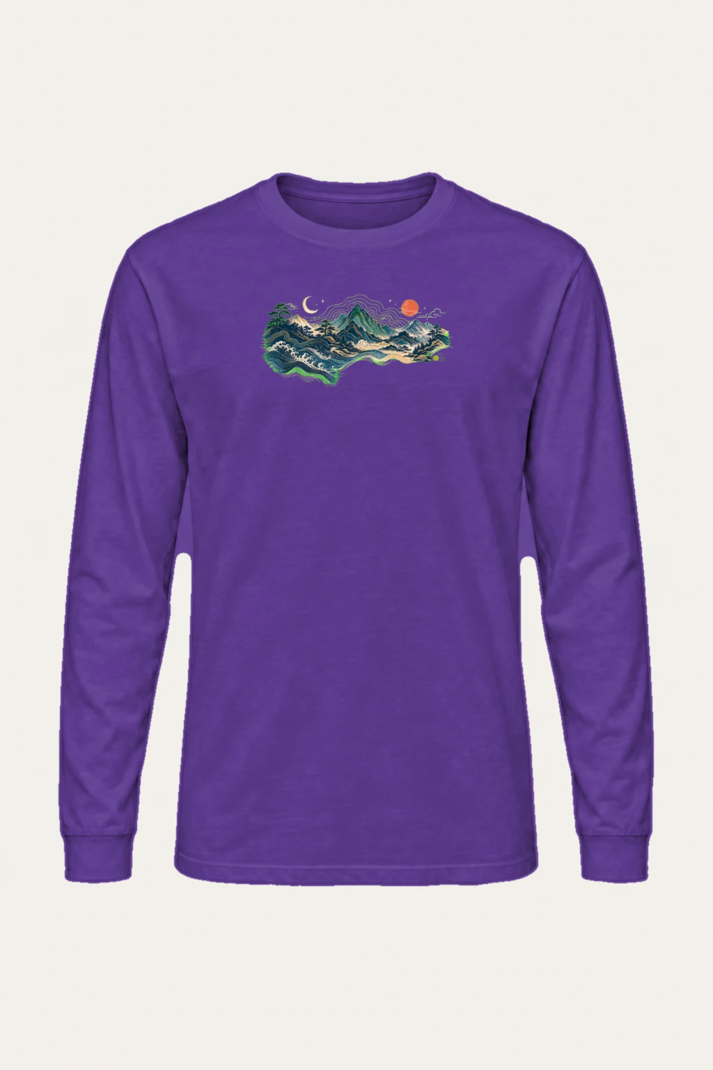 "Coastal Moonwood" Unisex Longsleeve T-shirt | Gildan 2400