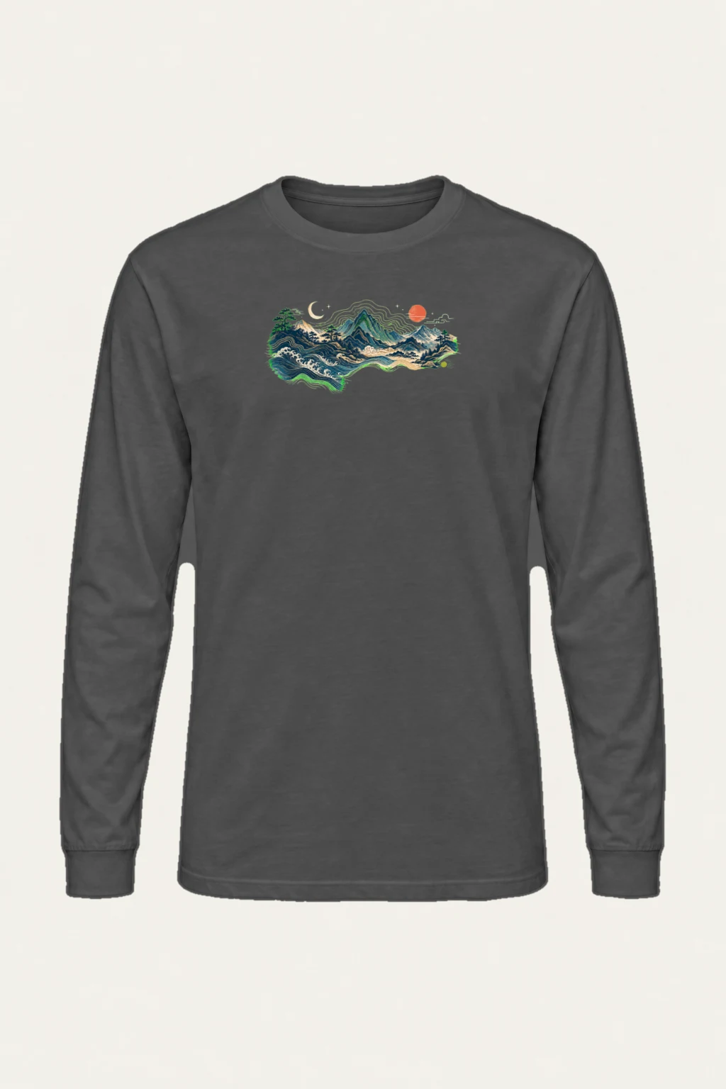 "Coastal Moonwood" Unisex Longsleeve T-shirt | Gildan 2400