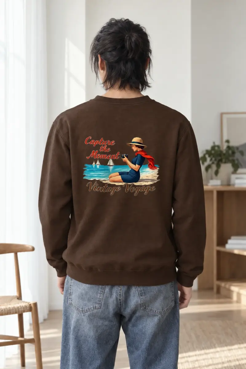 "Coastal Shutter" Heavy Blend Unisex Crewneck Sweatshirt