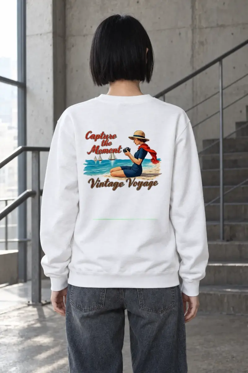 "Coastal Shutter" Heavy Blend Unisex Crewneck Sweatshirt | Gildan 18000