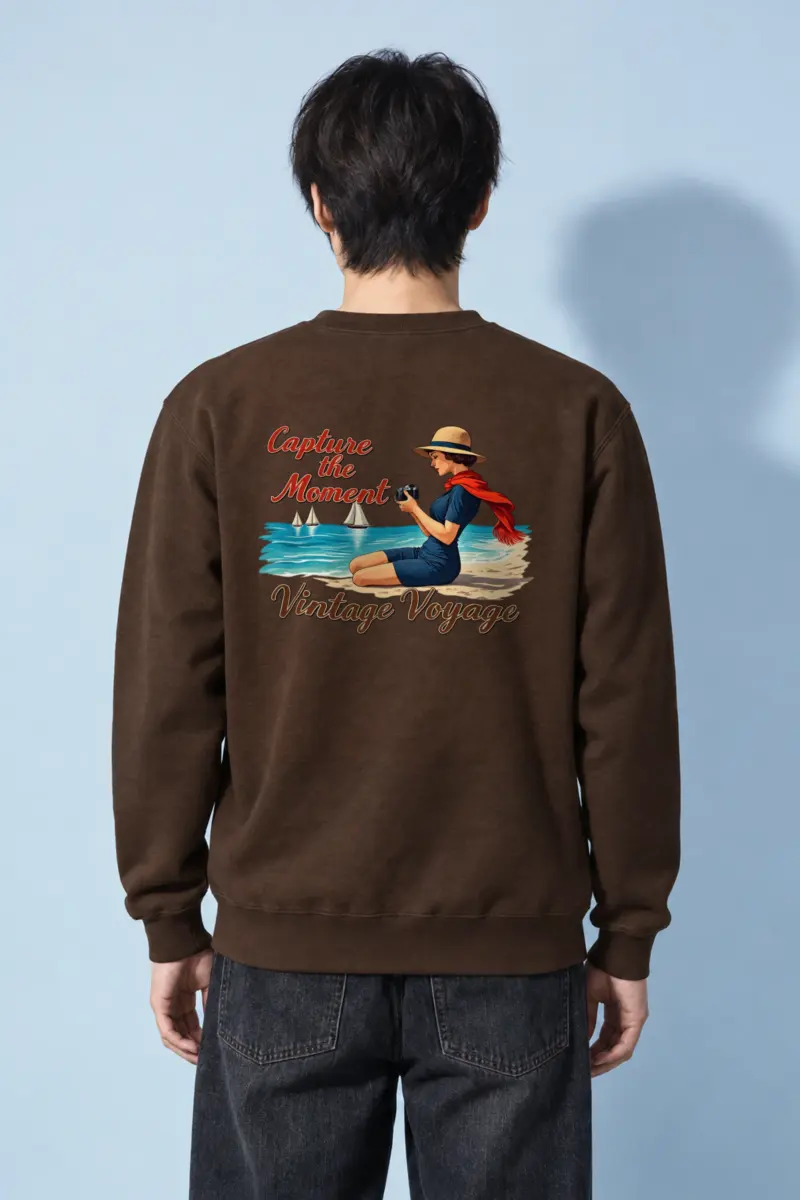 "Coastal Shutter" Heavy Blend Unisex Crewneck Sweatshirt