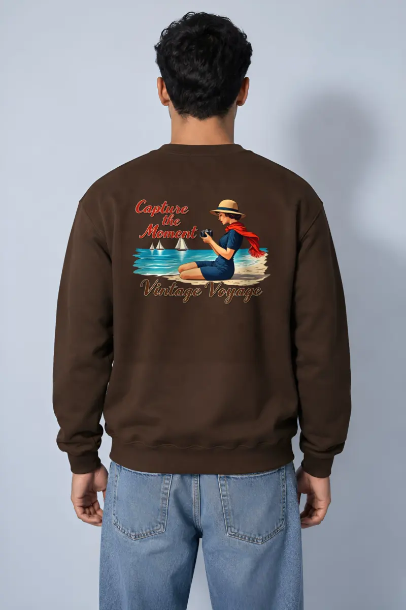 "Coastal Shutter" Heavy Blend Unisex Crewneck Sweatshirt