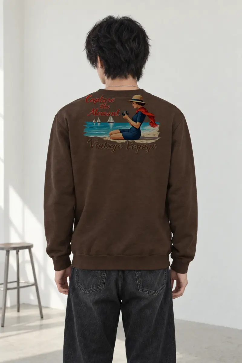 "Coastal Shutter" Heavy Blend Unisex Crewneck Sweatshirt
