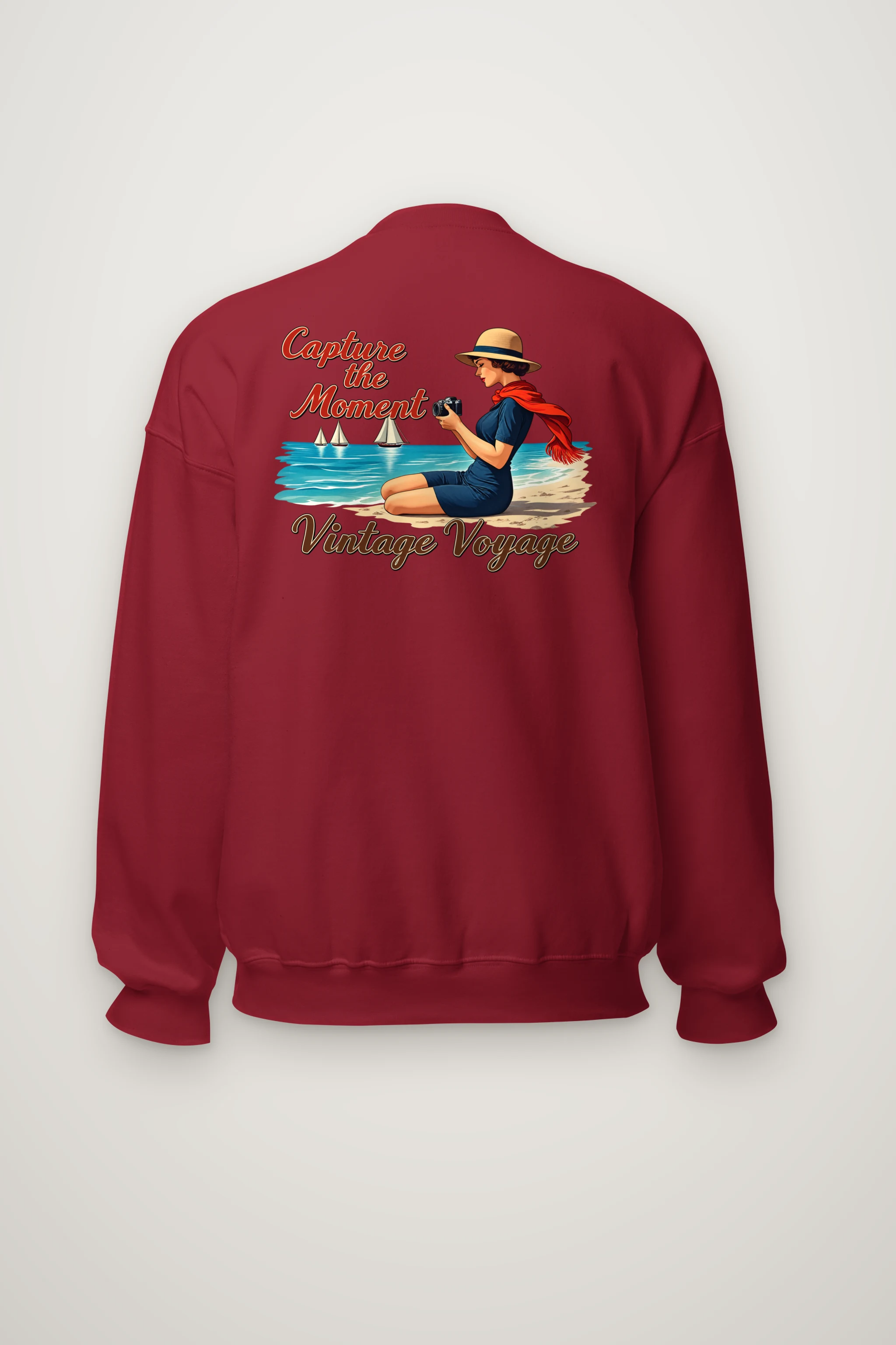 "Coastal Shutter" Heavy Blend Unisex Crewneck Sweatshirt