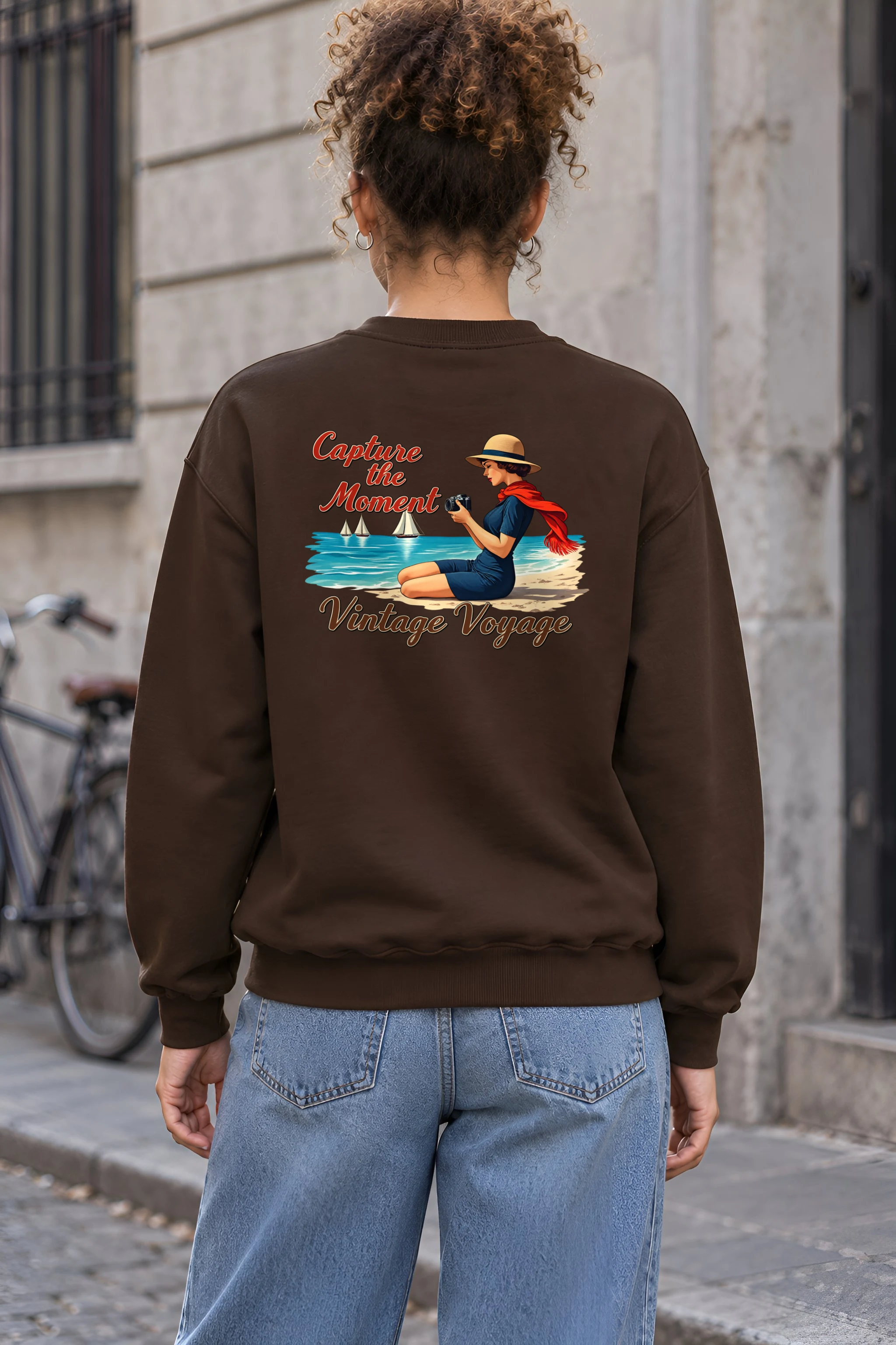 "Coastal Shutter" 1 Crewneck Sweatshirt