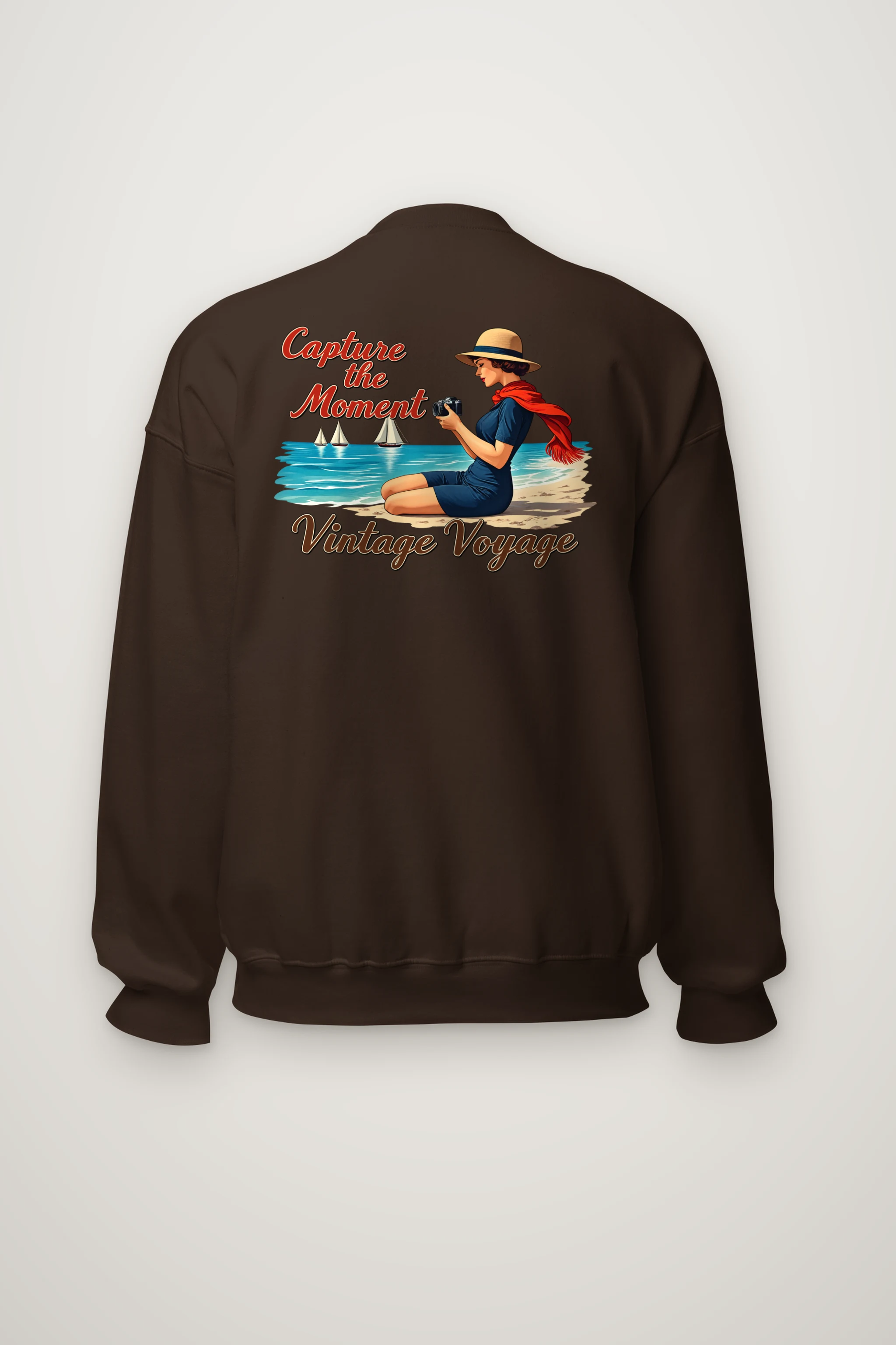 "Coastal Shutter" Heavy Blend Unisex Crewneck Sweatshirt