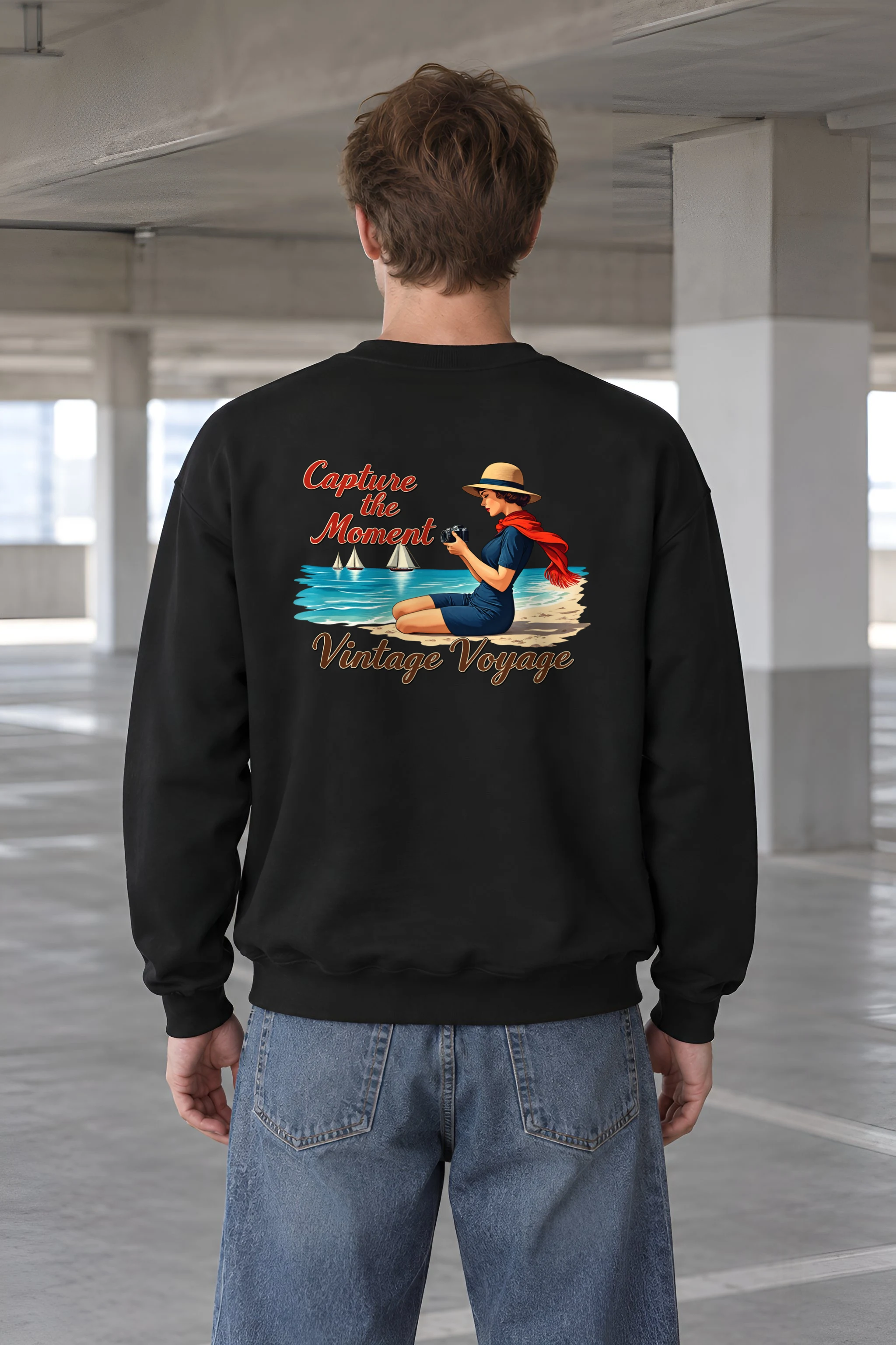 "Coastal Shutter" 1 Crewneck Sweatshirt