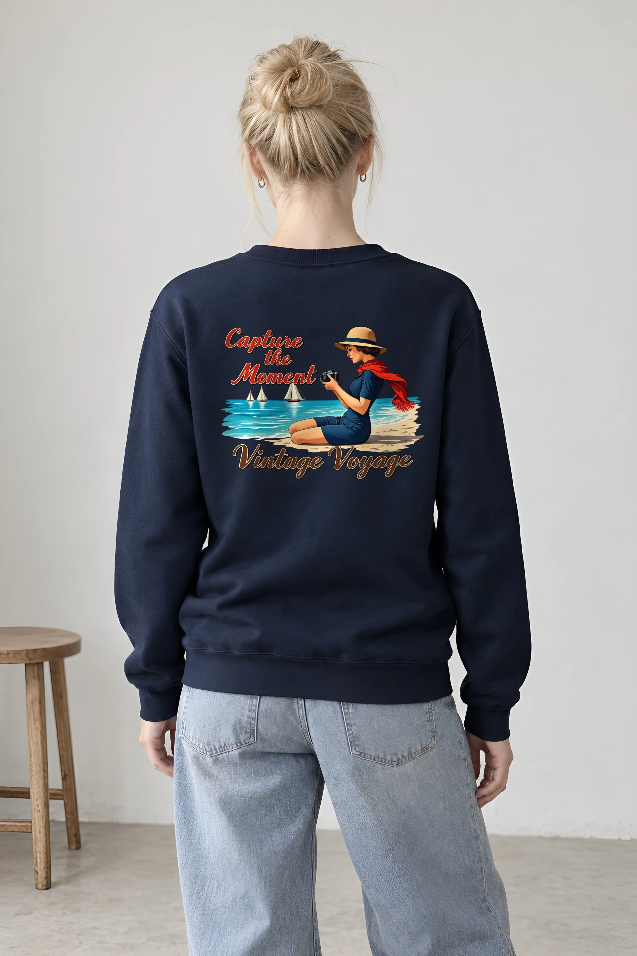 "Coastal Shutter" 1 Crewneck Sweatshirt