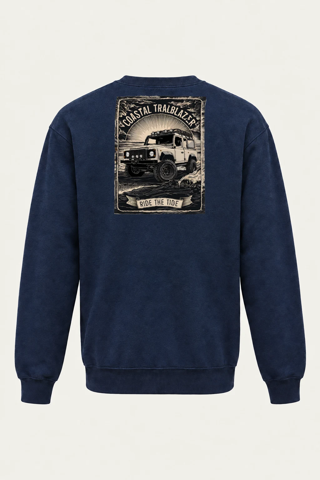 "Coastal Trailblazer" Heavy Blend Unisex Crewneck Sweatshirt | Gildan 18000