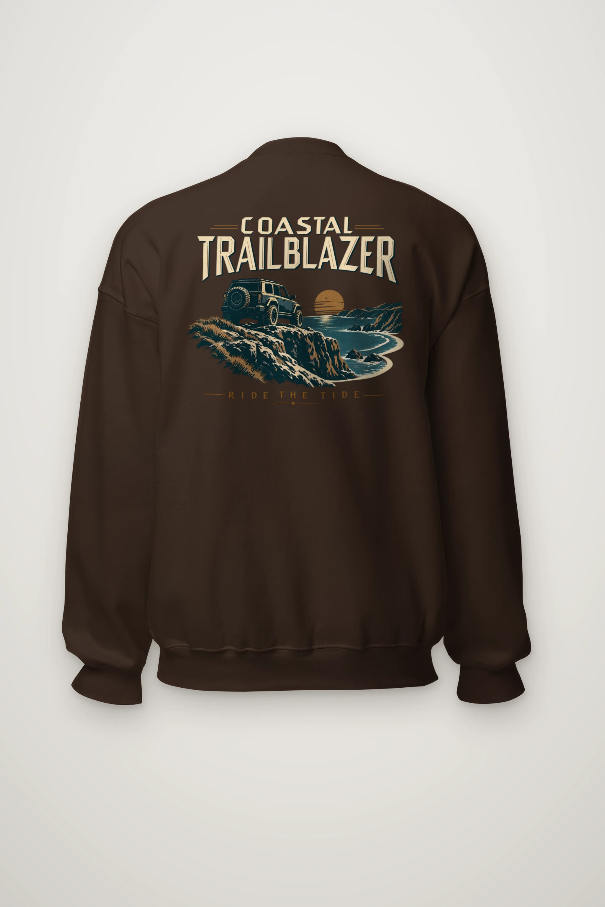 "Coastal Trailblazer" Heavy Blend Unisex Crewneck Sweatshirt