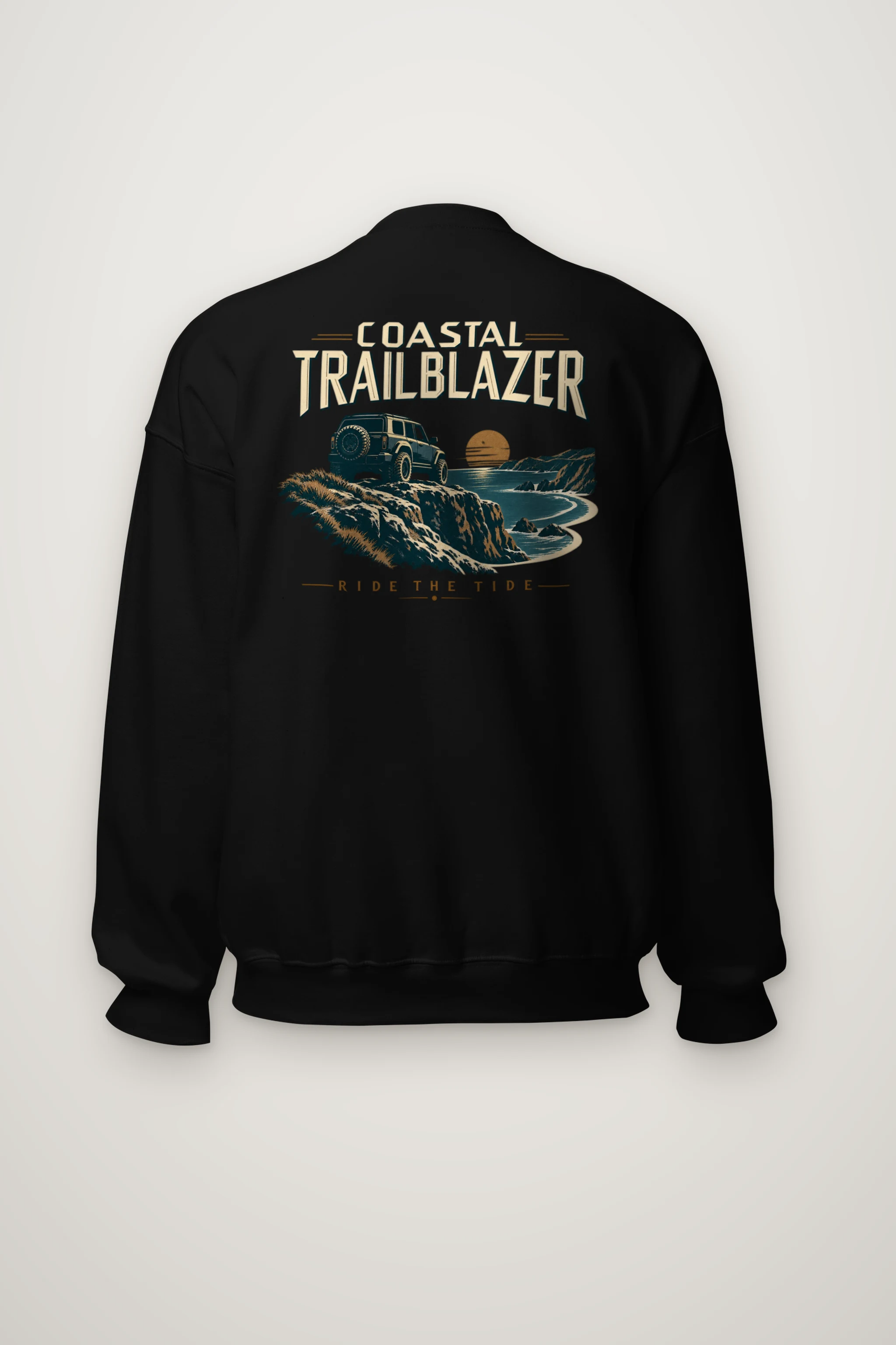 "Coastal Trailblazer" Heavy Blend Unisex Crewneck Sweatshirt