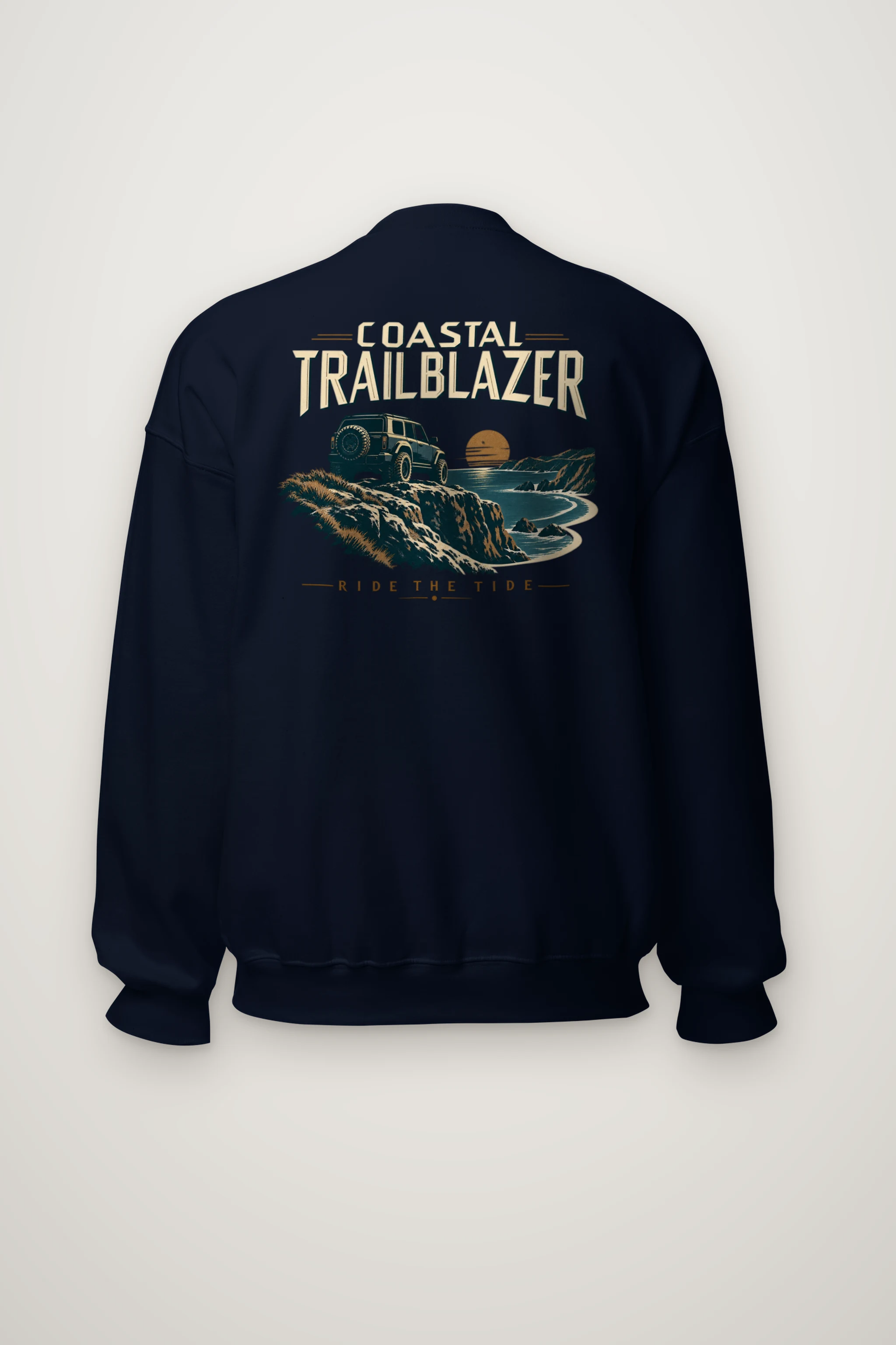 "Coastal Trailblazer" Heavy Blend Unisex Crewneck Sweatshirt