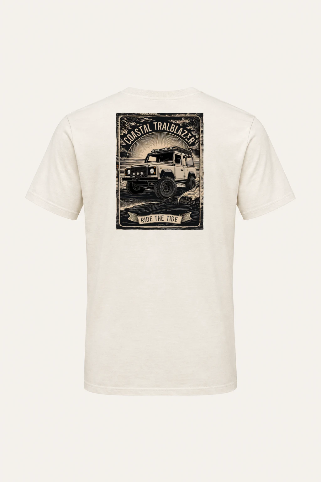 "Coastal Trailblazer" Heavyweight Unisex Crewneck T-shirt | Gildan 5000