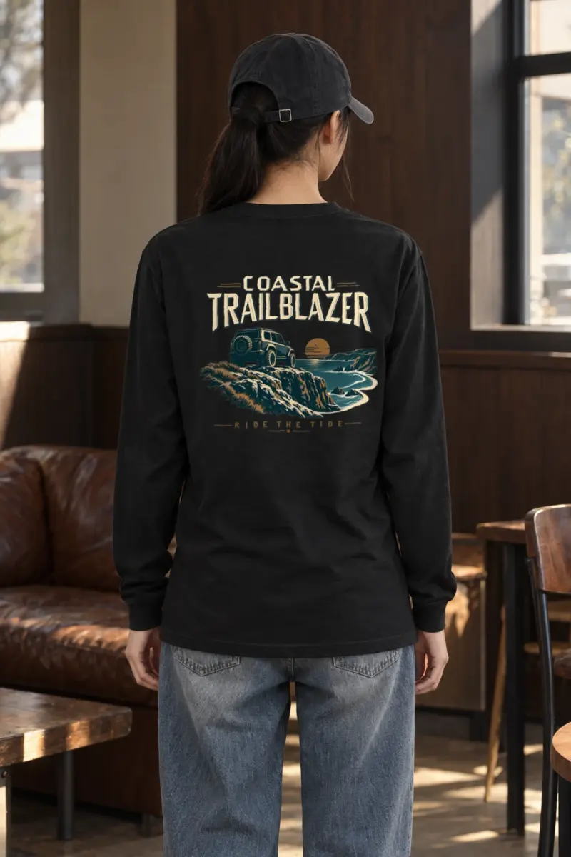 "Coastal Trailblazer" Unisex Longsleeve T-shirt | Gildan 2400